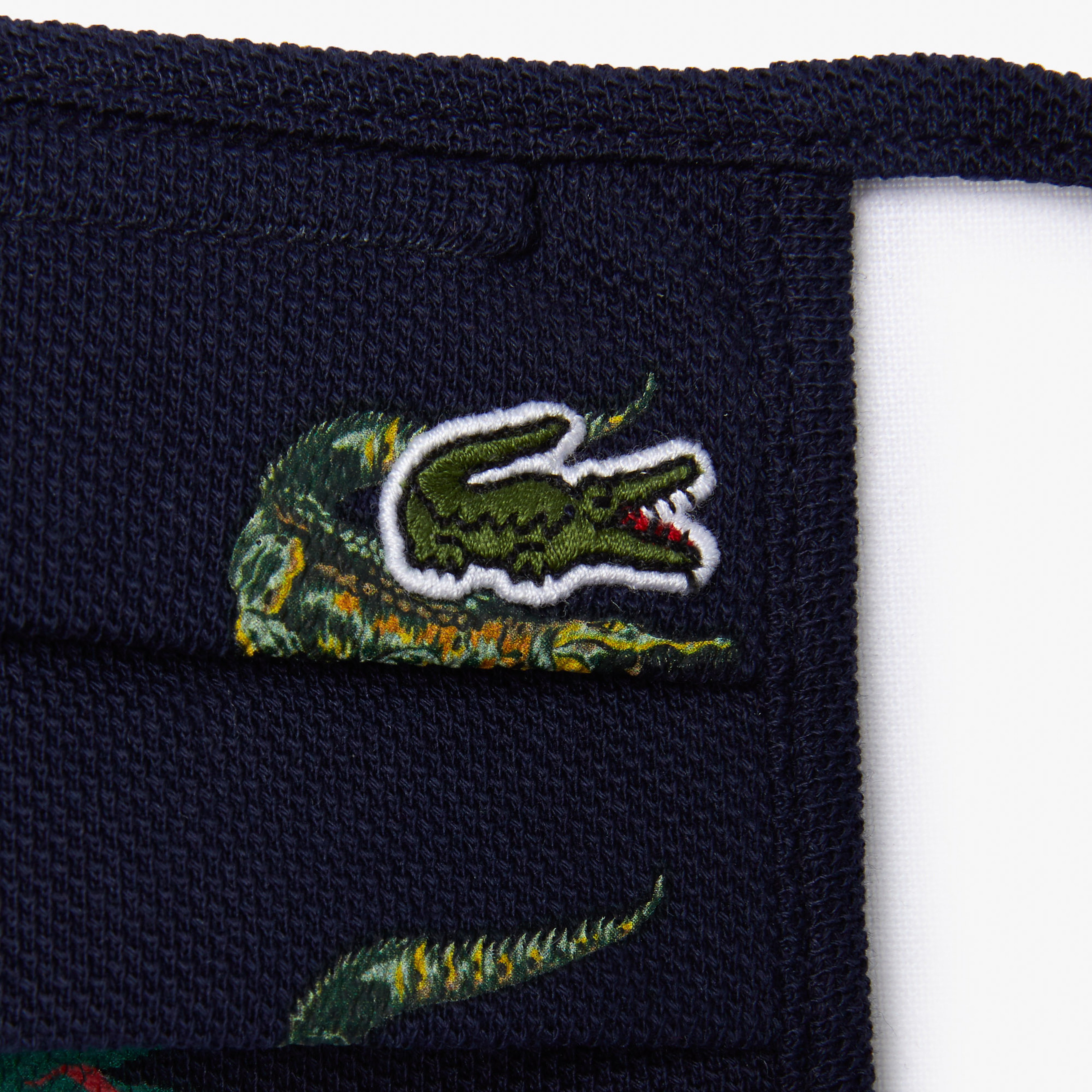 Lacoste Pamuklu Yıkanabilir Baskılı Lacivert Maske