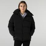 Lacoste Kadın Kapitone Siyah Şişme Mont