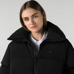 Lacoste Kadın Kapitone Siyah Şişme Mont