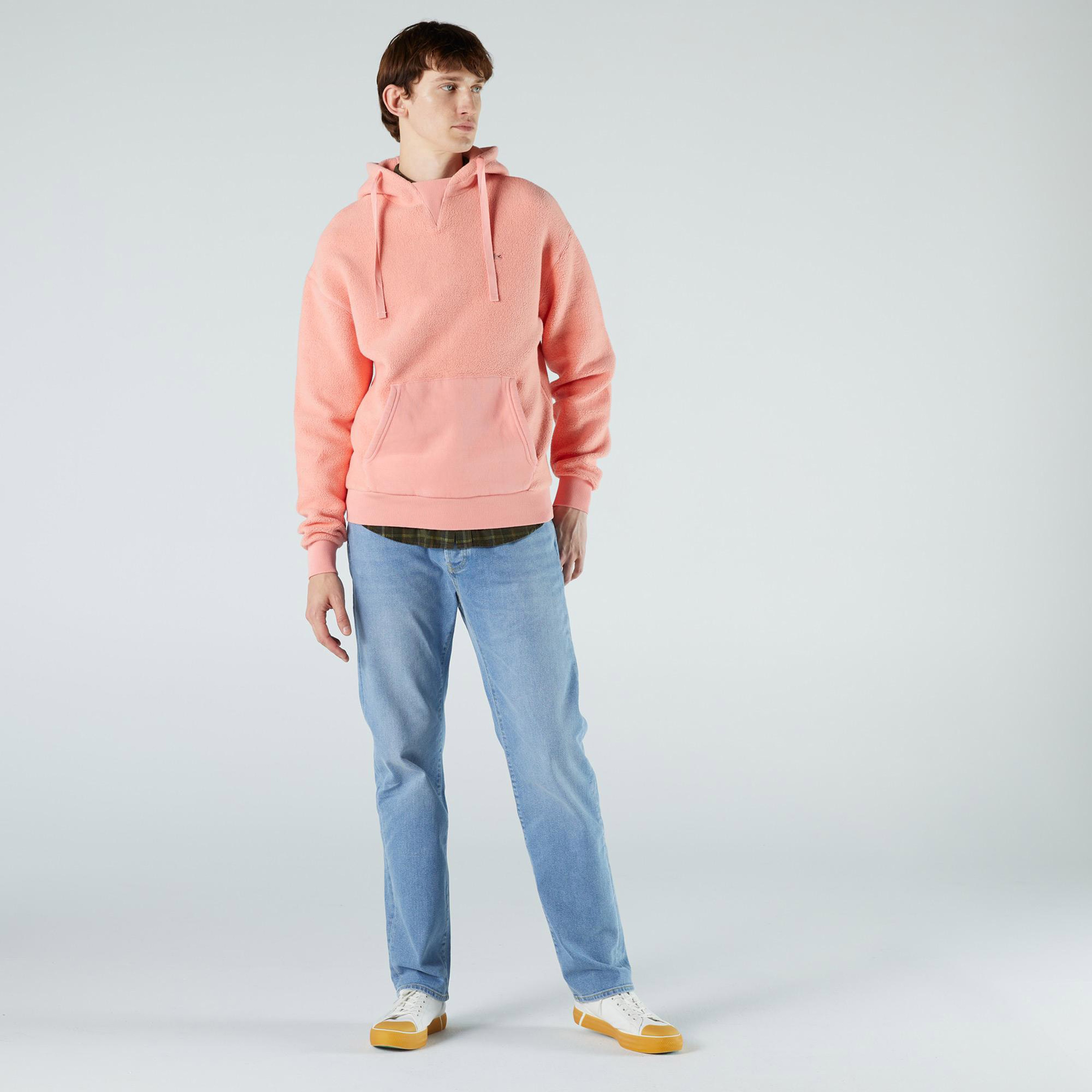Lacoste Erkek Relaxed Fit Pembe Sweatshirt