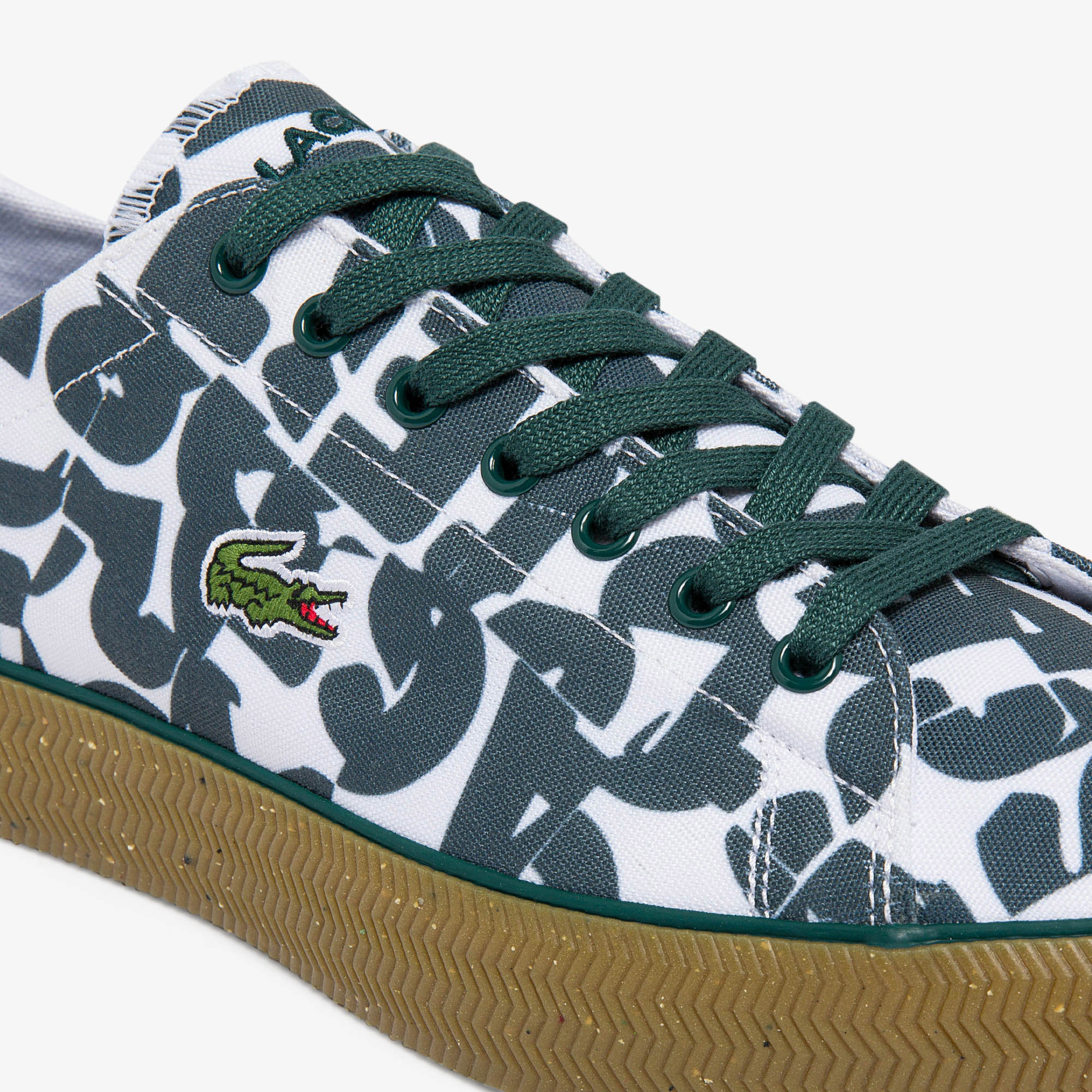 Lacoste Heritage Erkek Gripshot Desenli Yeşil Sneaker