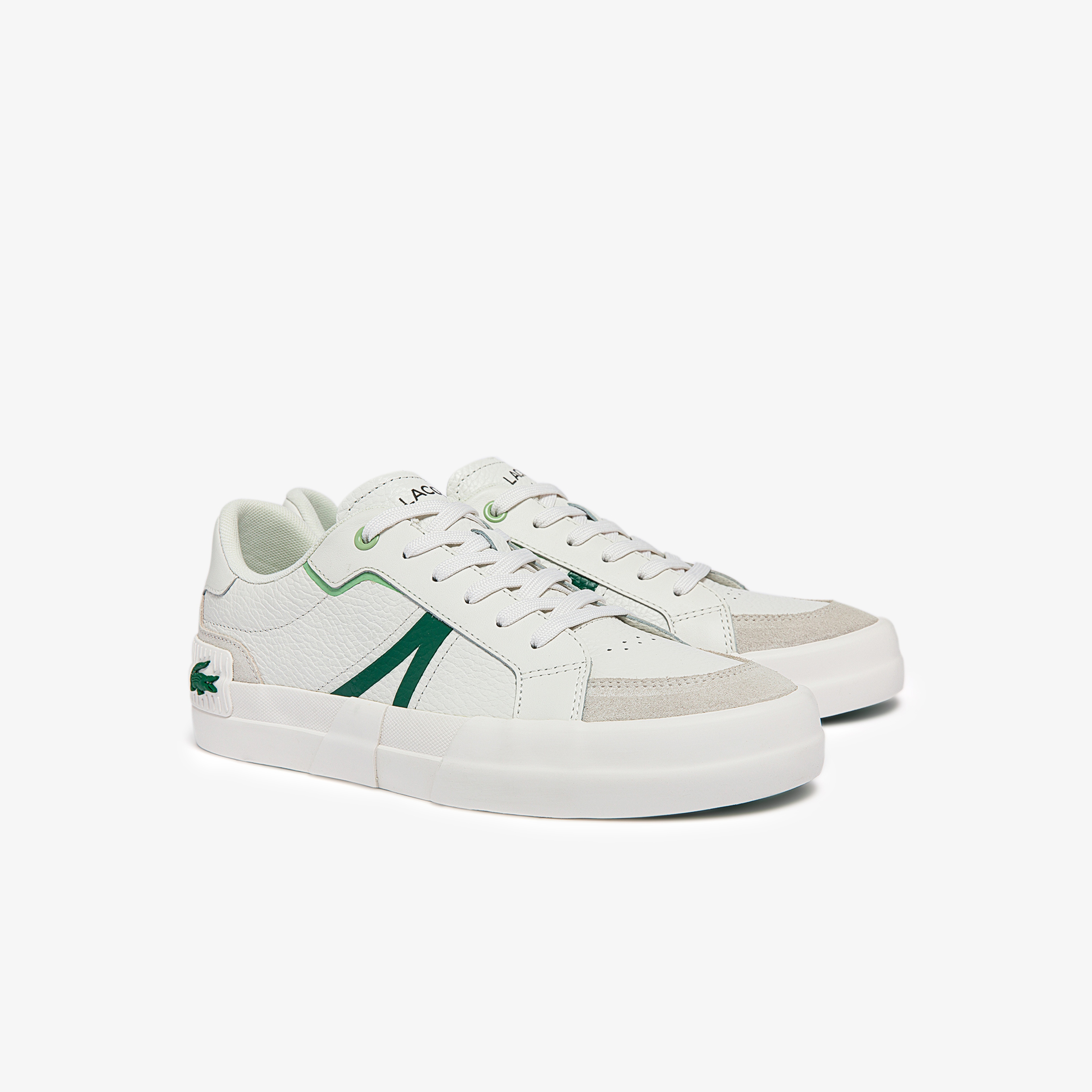 Lacoste L004 Mid Erkek Beyaz Sneaker