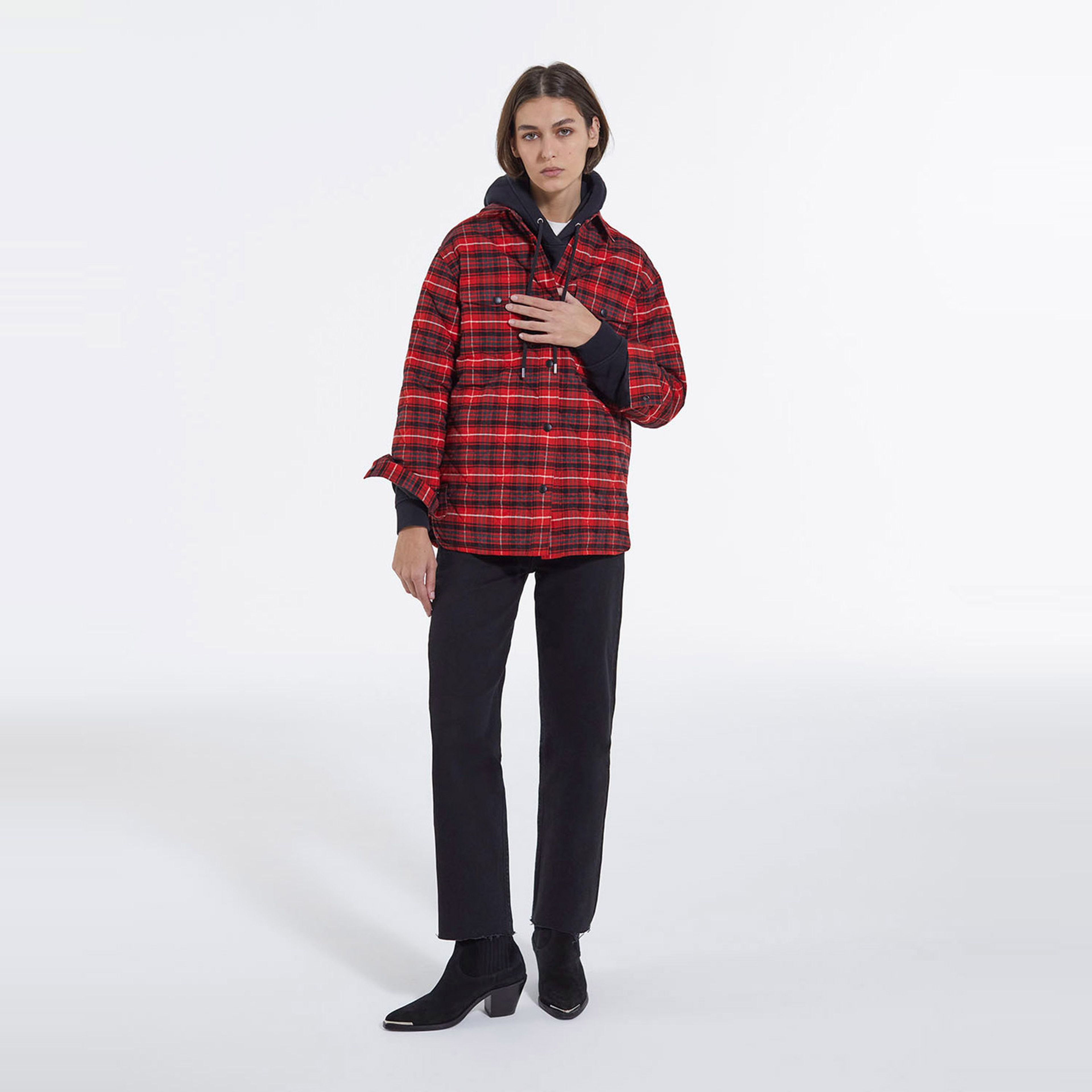 EKOSELİ KADIN KIRMIZI CEKET