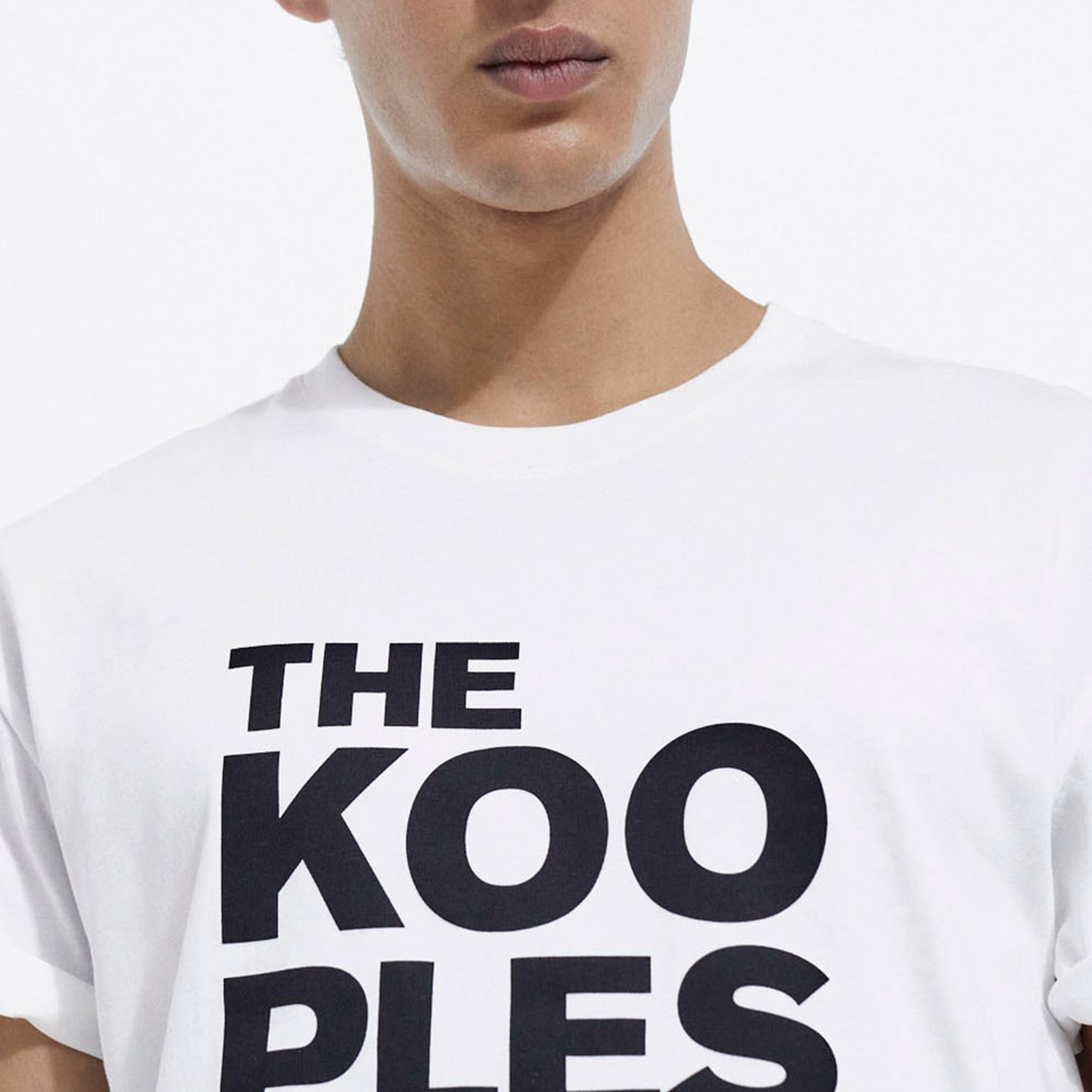 The Kooples Erkek Beyaz T-Shırt