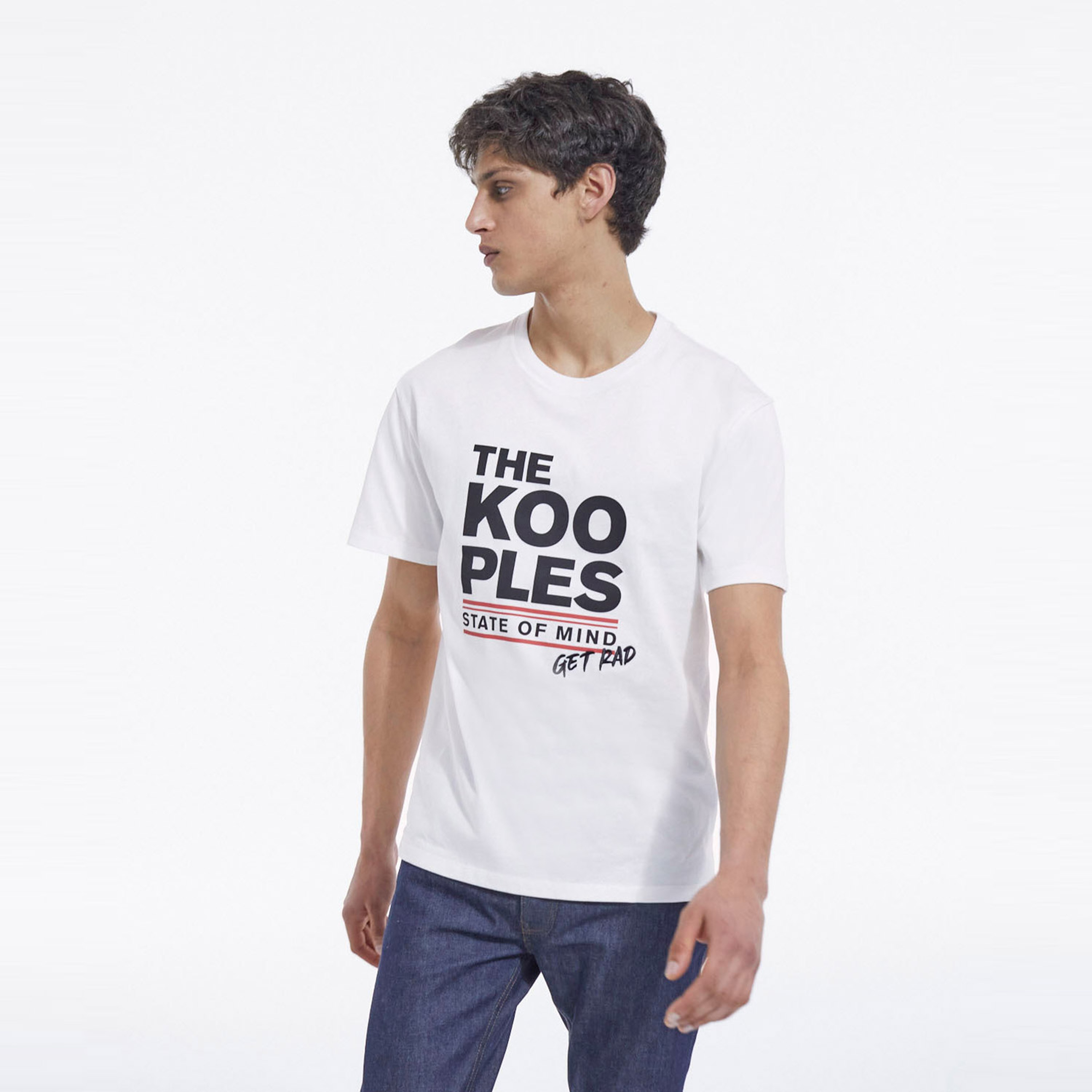 The Kooples Erkek Beyaz T-Shırt