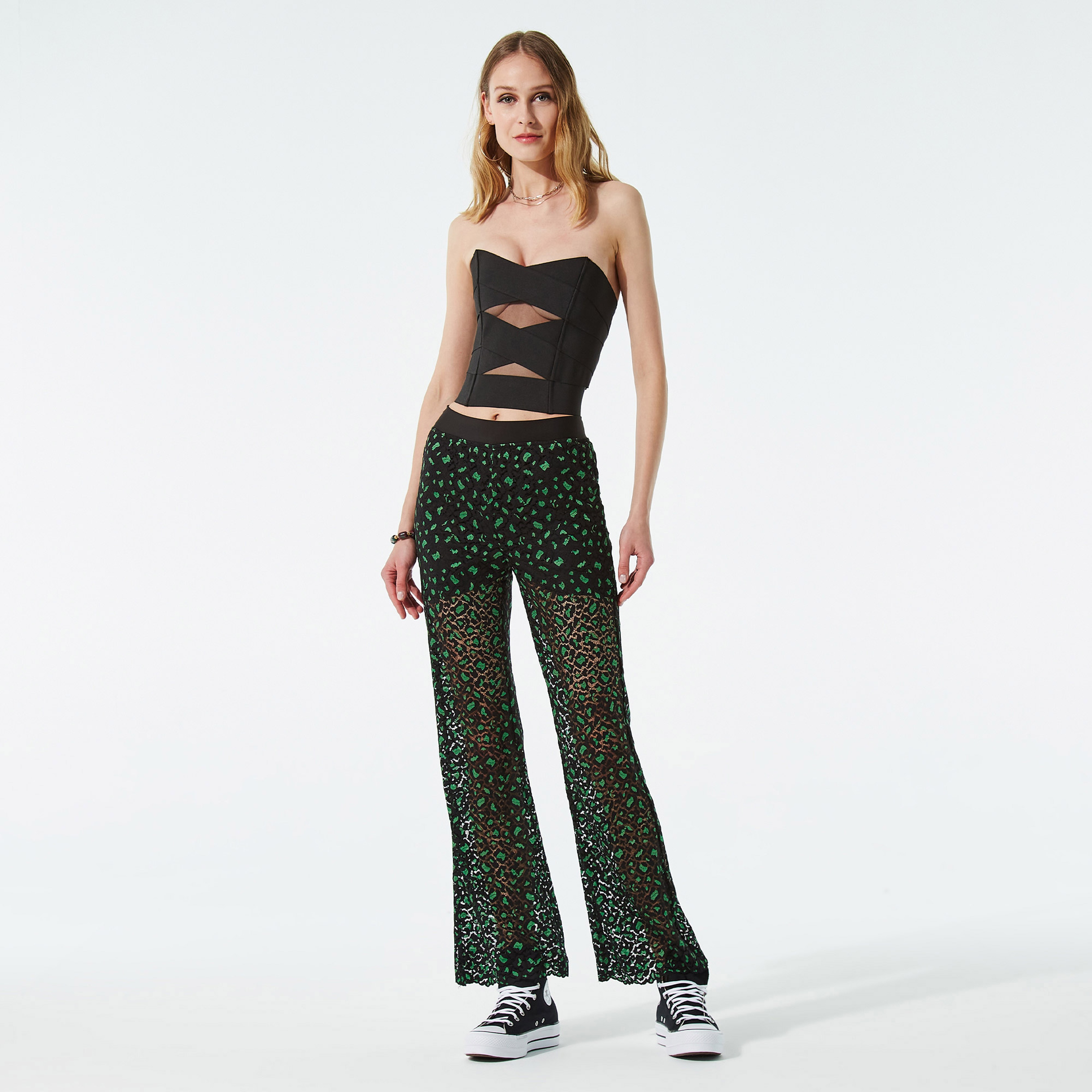 Jadem Lily Of The Valley Kadın Yeşil Pantolon