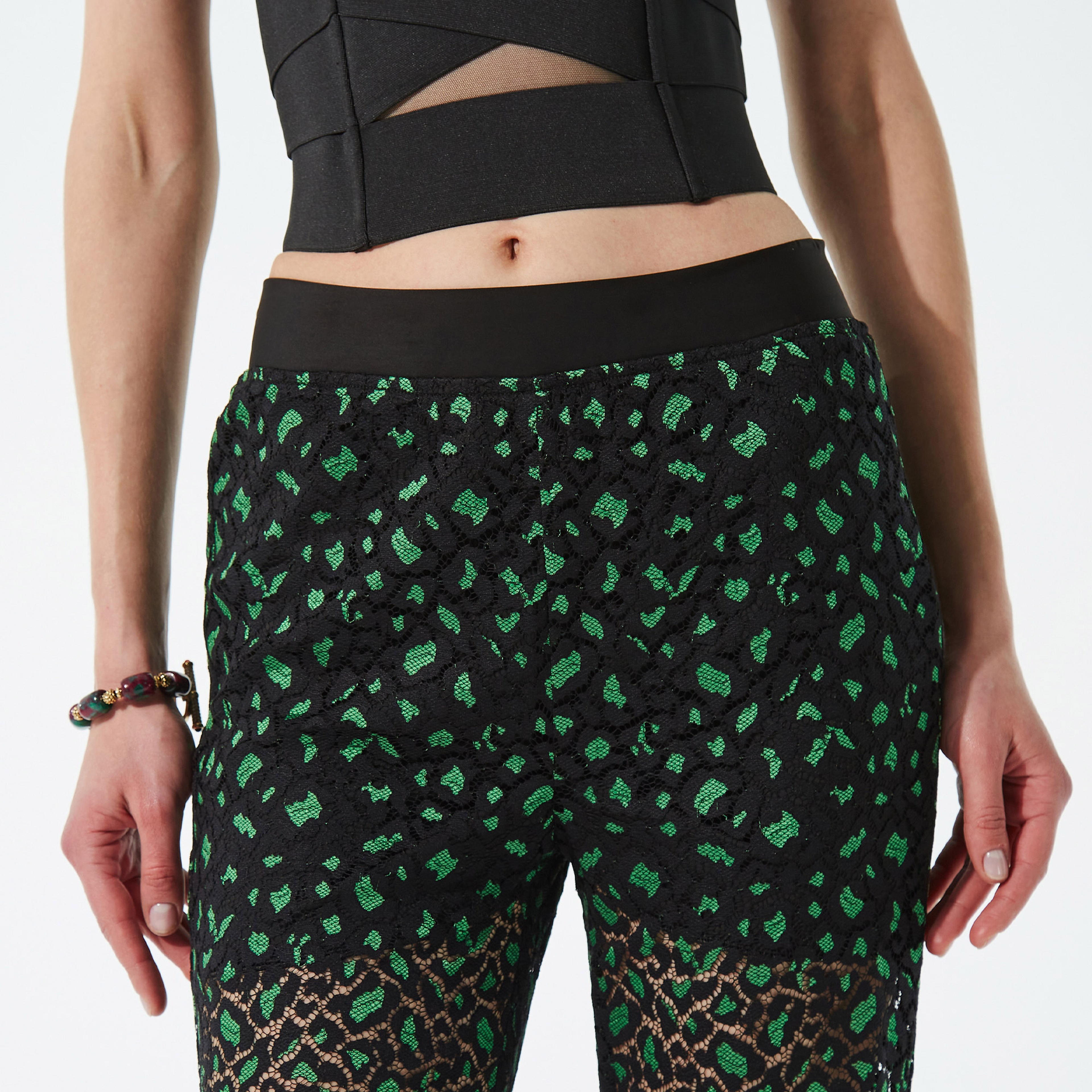 Jadem Lily Of The Valley Kadın Yeşil Pantolon