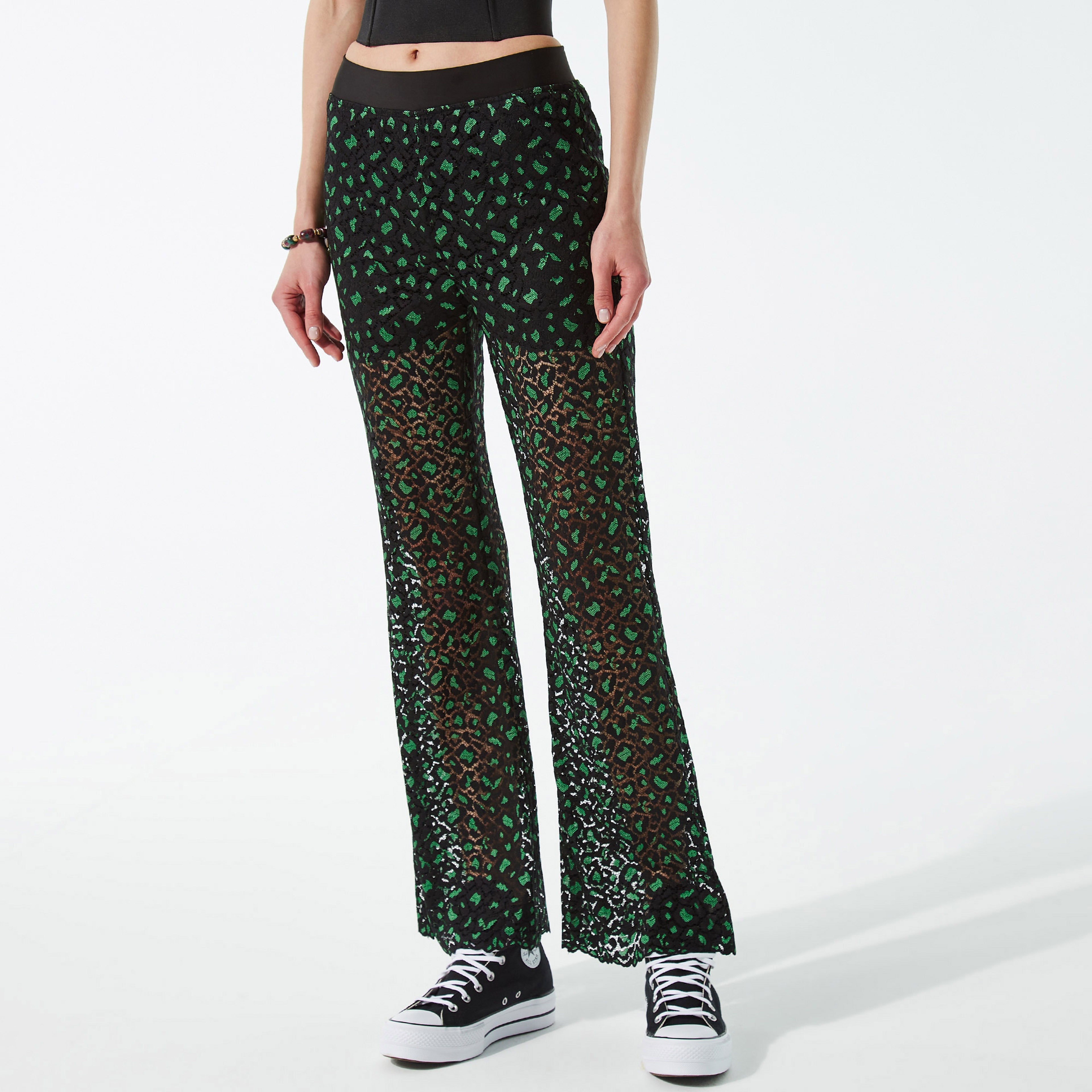 Jadem Lily Of The Valley Kadın Yeşil Pantolon