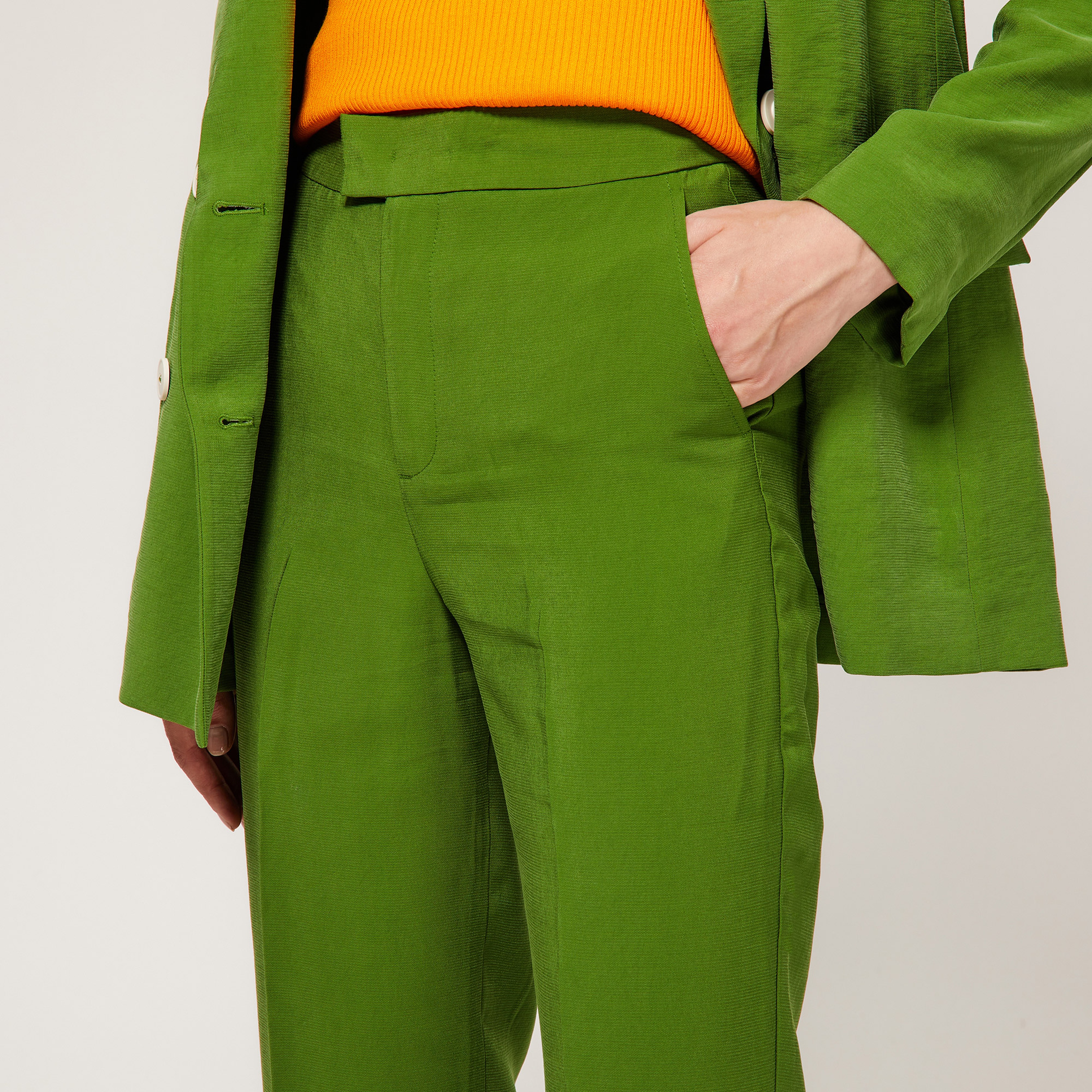 Benetton Kadın Yeşil Pantolon