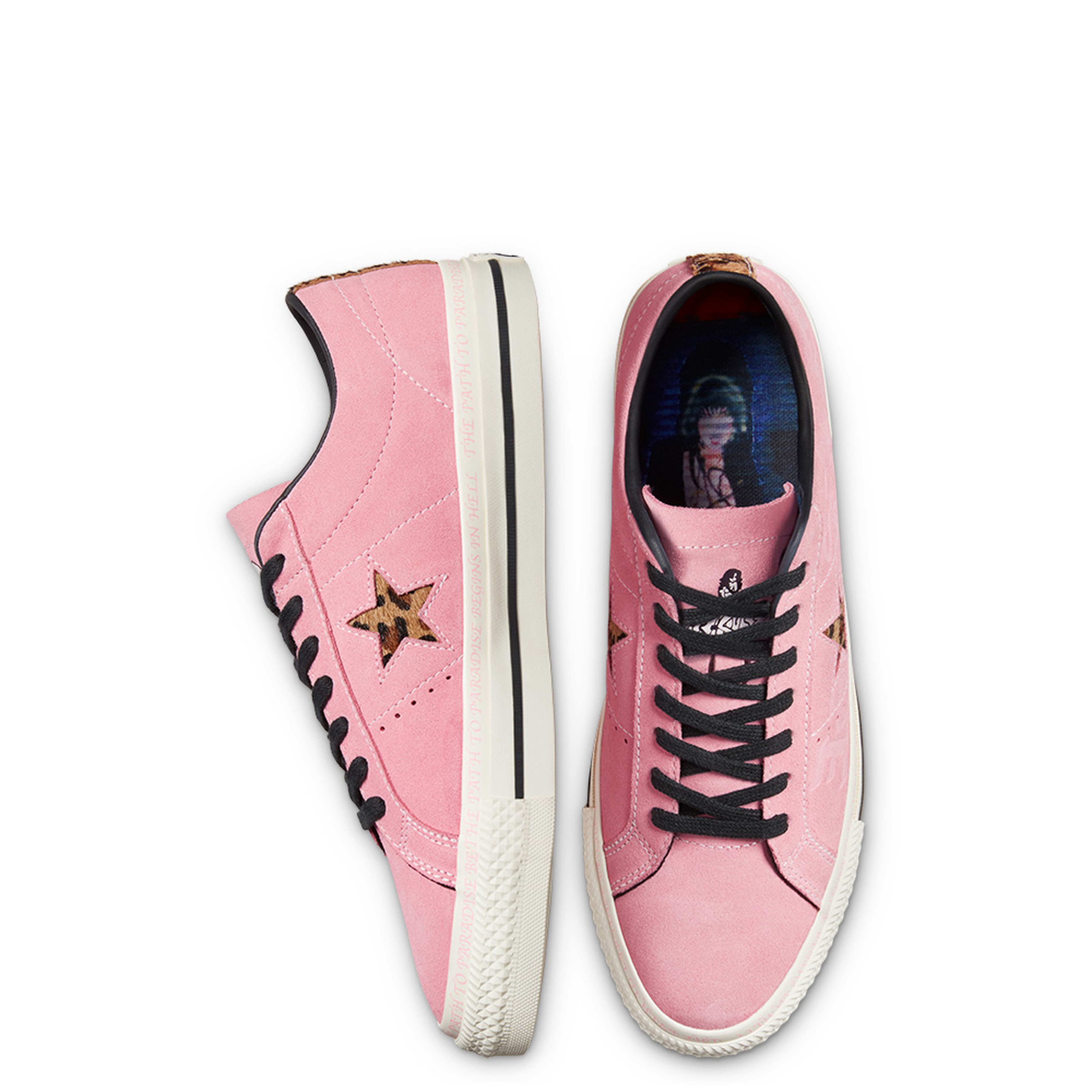 Converse One Star Pro Low Kadın Pembe Deri Sneaker