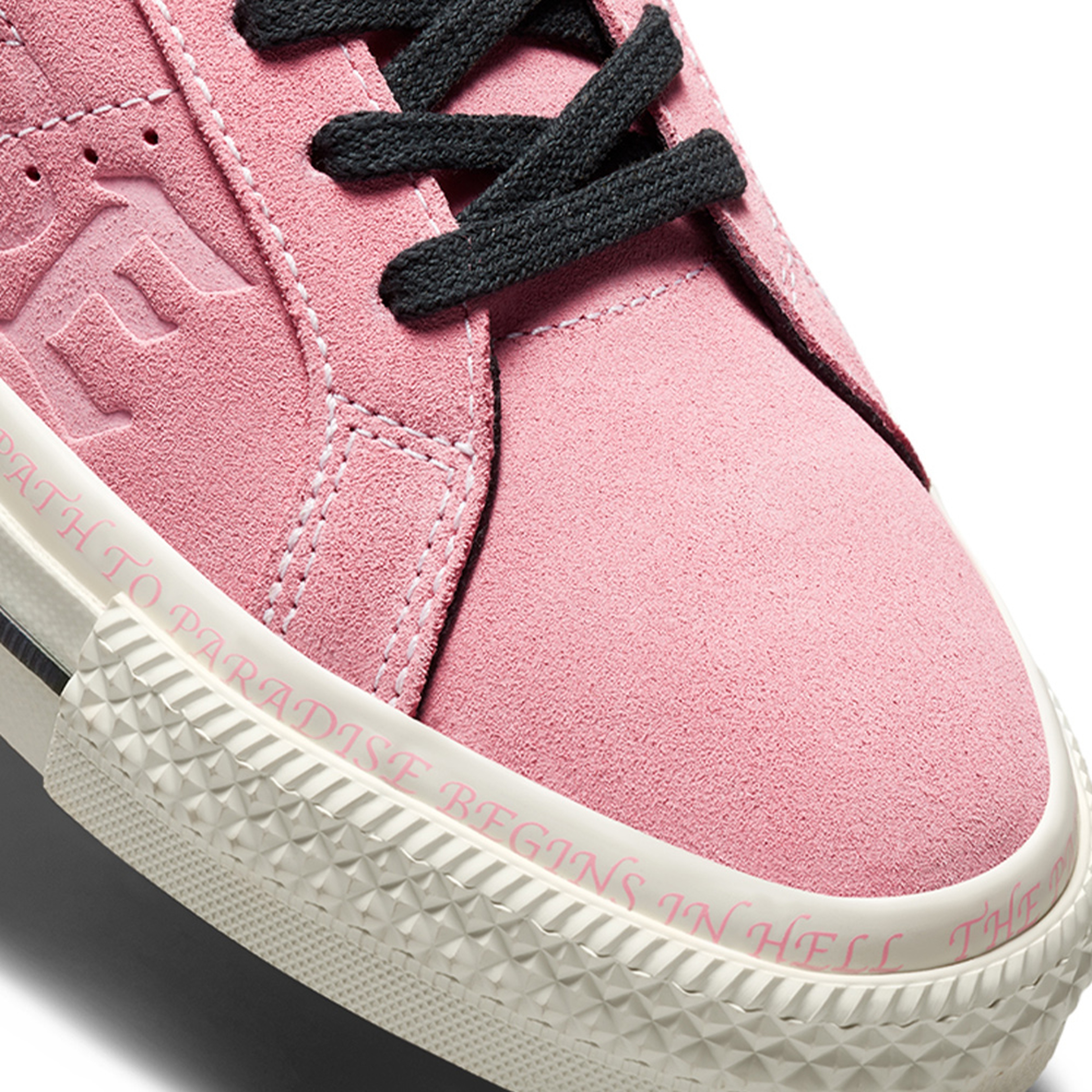 Converse One Star Pro Low Kadın Pembe Deri Sneaker