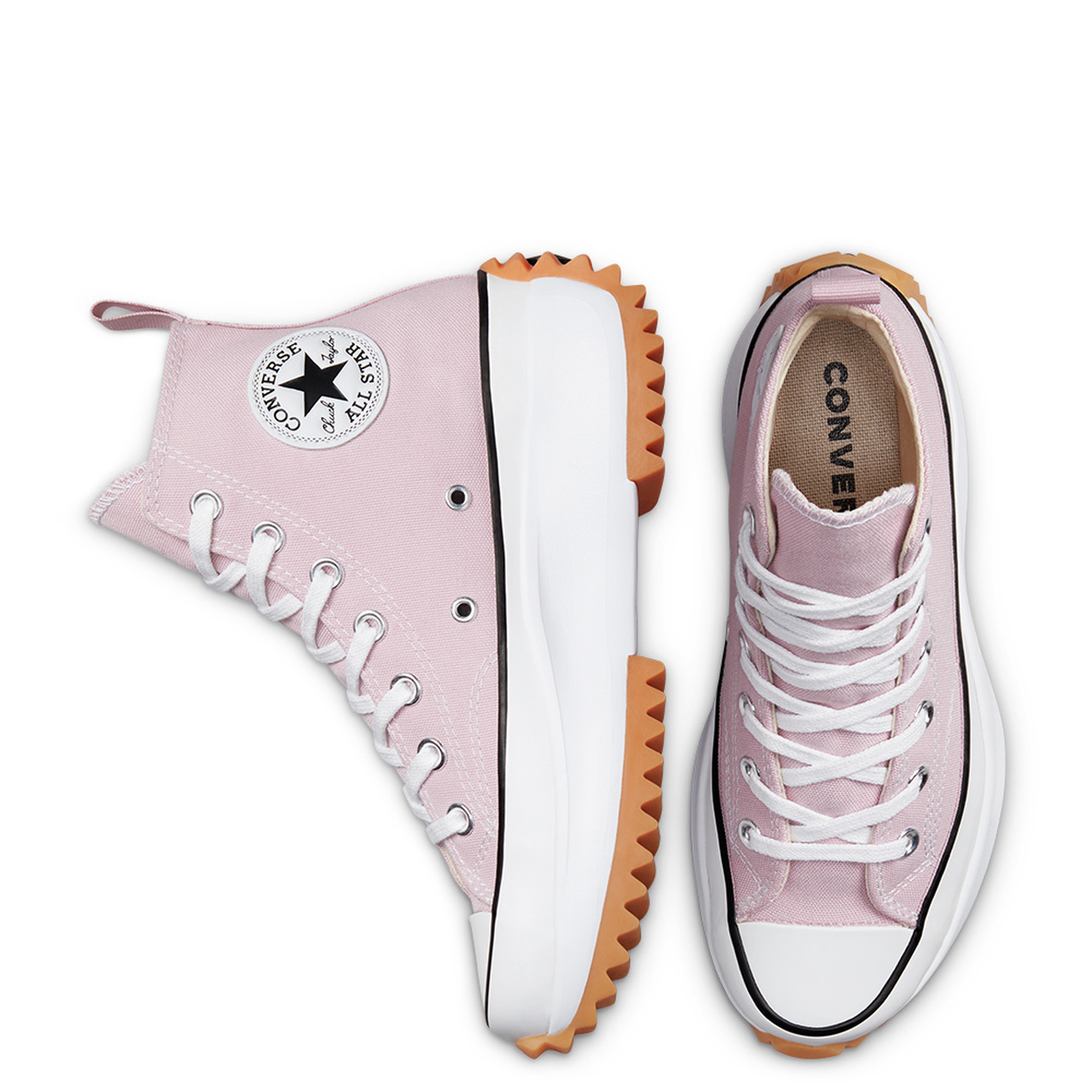 Converse Run Star Hike Hi Kadın Platform Pembe Sneaker