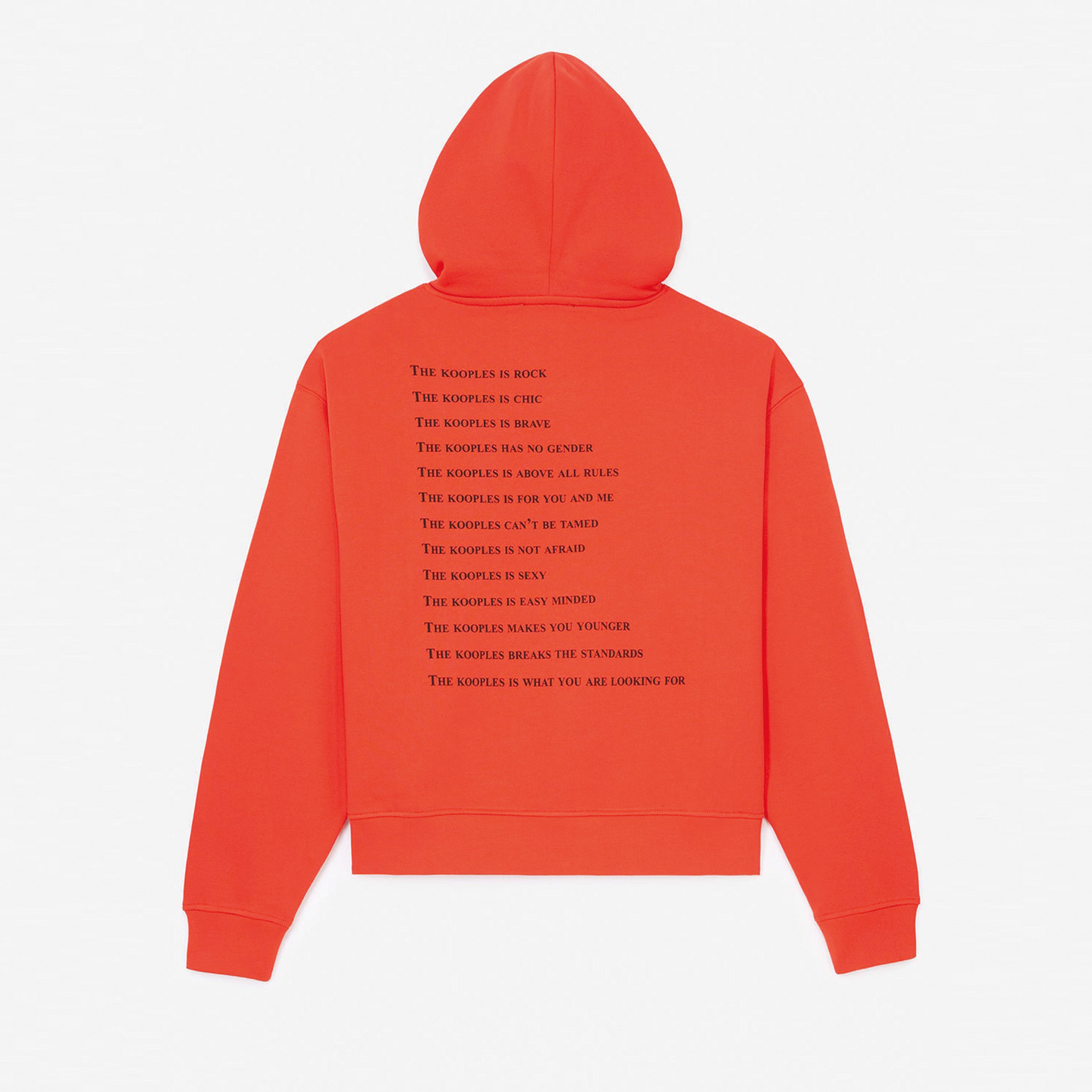 The Kooples Logo Baskılı Kadın Kırmızı Hoodie