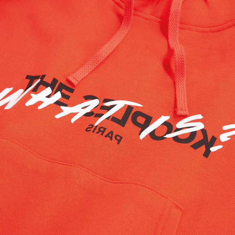 The Kooples Logo Baskılı Kadın Kırmızı Hoodie