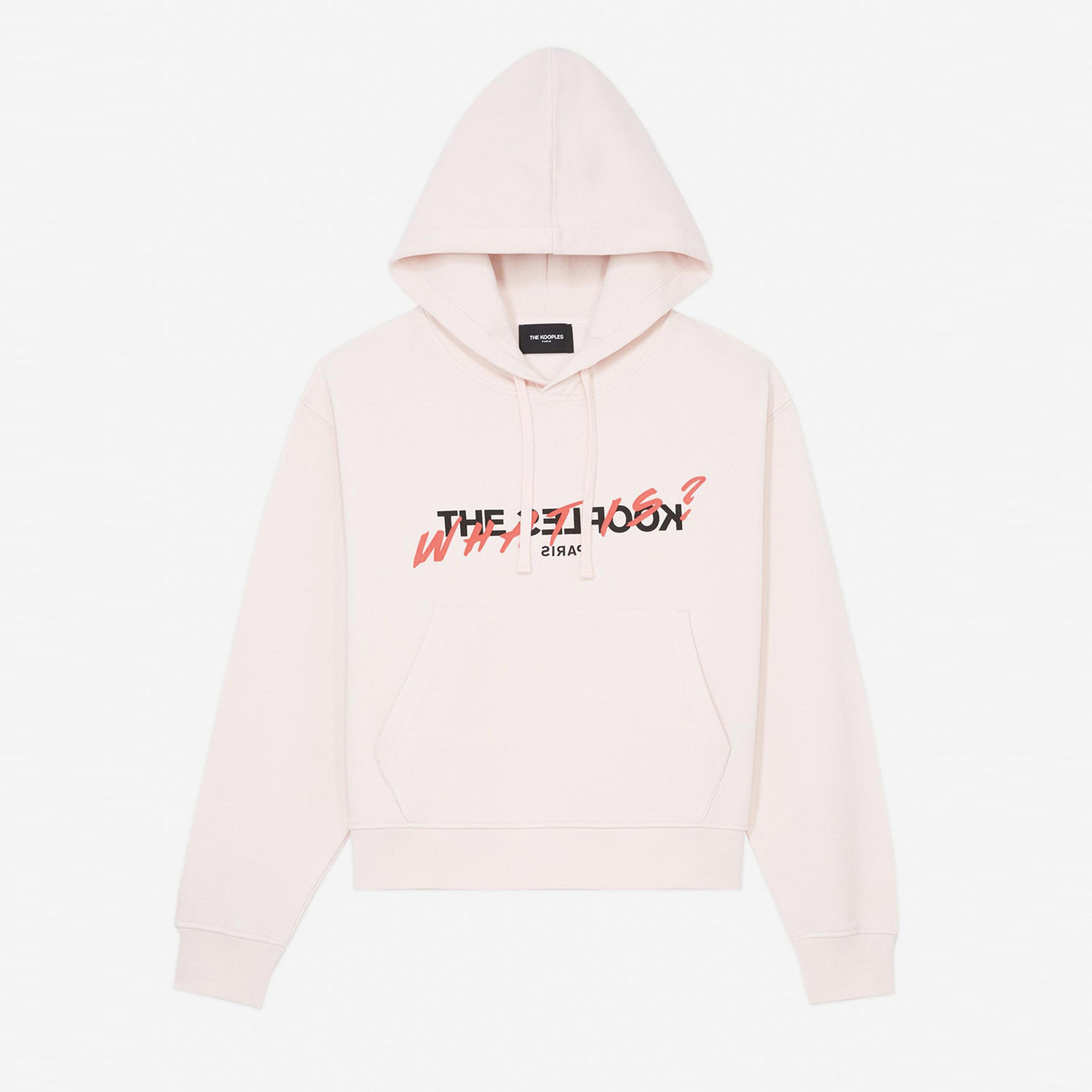 The Kooples Logo Baskılı Kadın Pembe Hoodie