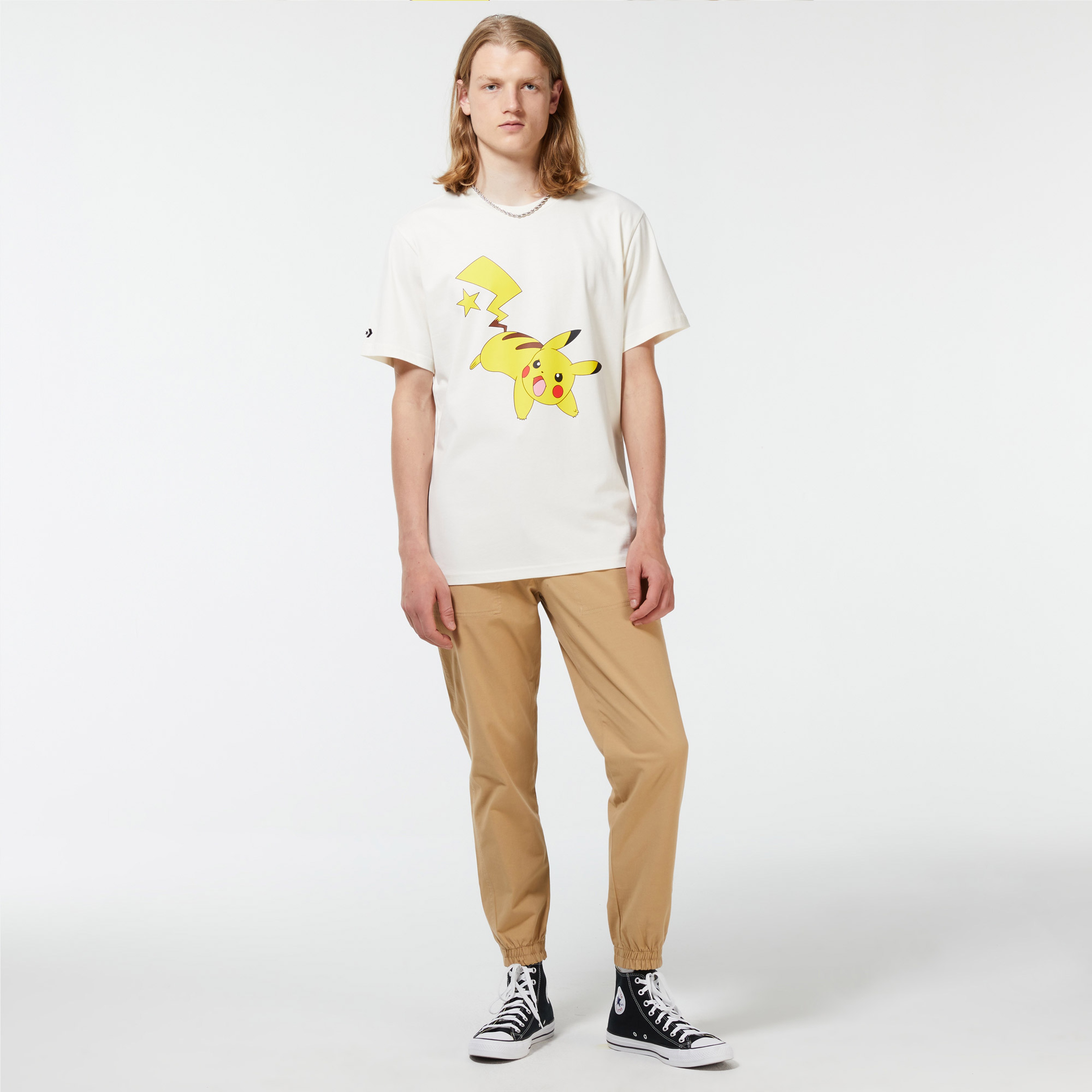 Converse x Pokémon Pikachu Erkek T-Shirt