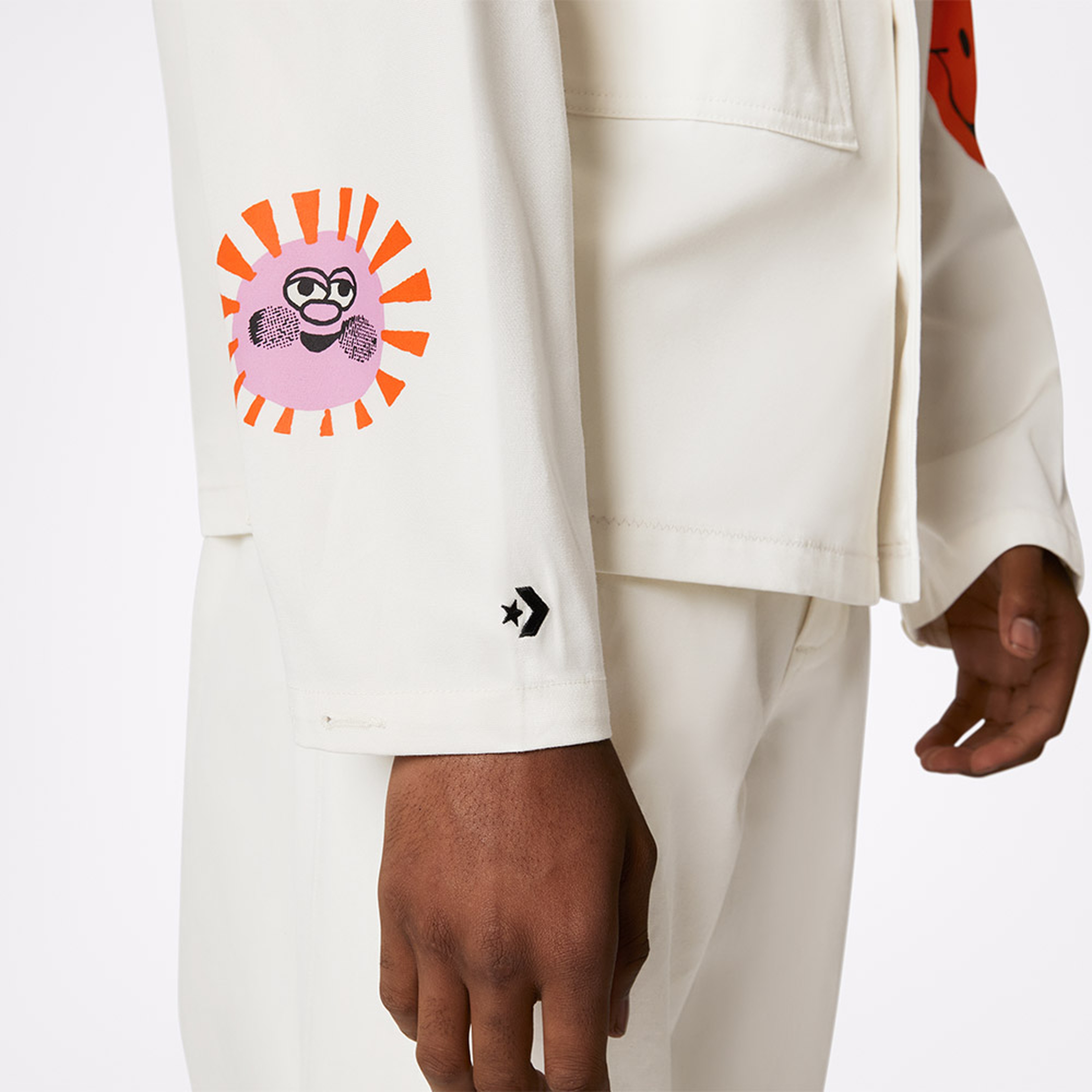 Converse Much Love Lightweight Shop Erkek Krem Ceket