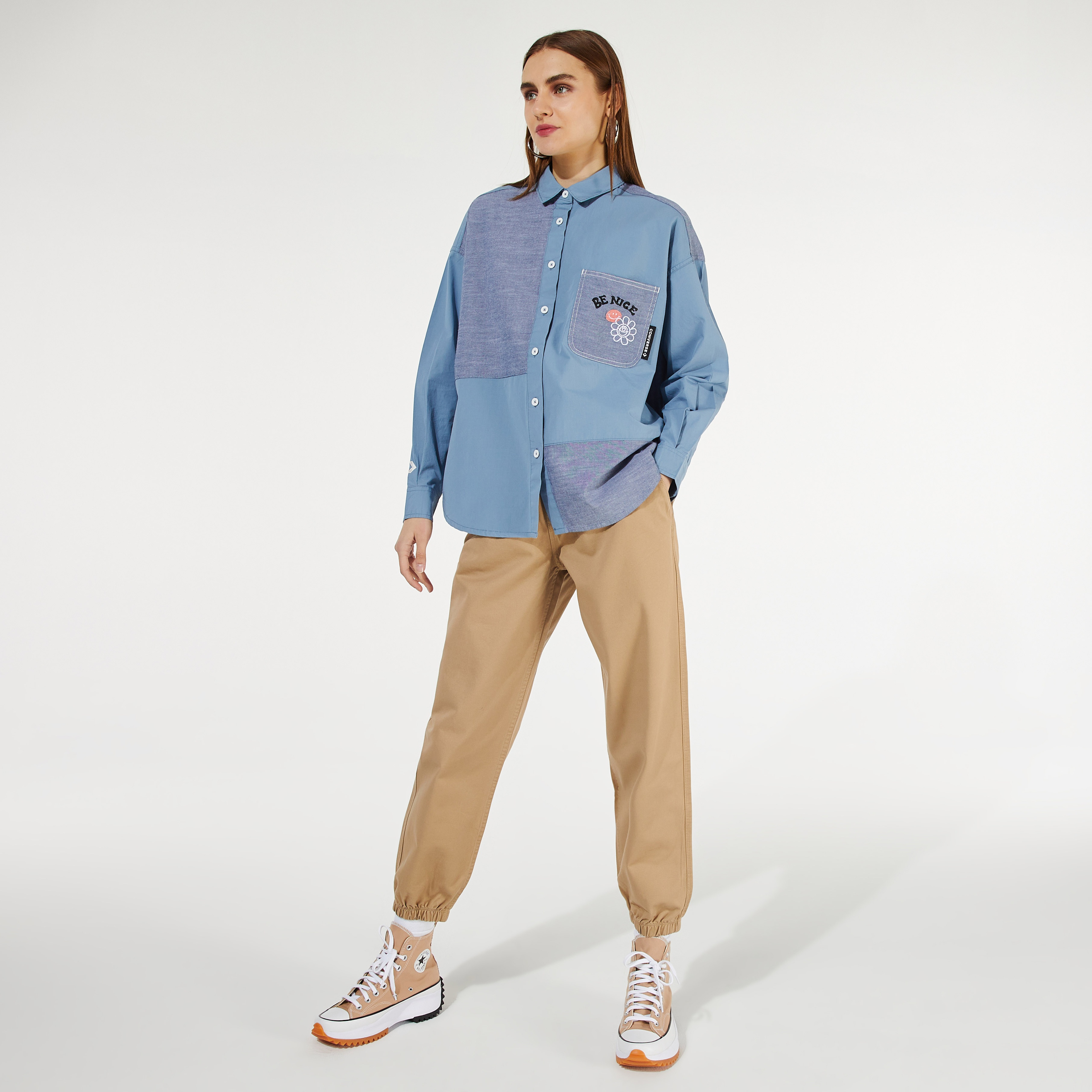 Converse Commercial Nomad Kadın Kahverengi Eşofman Altı