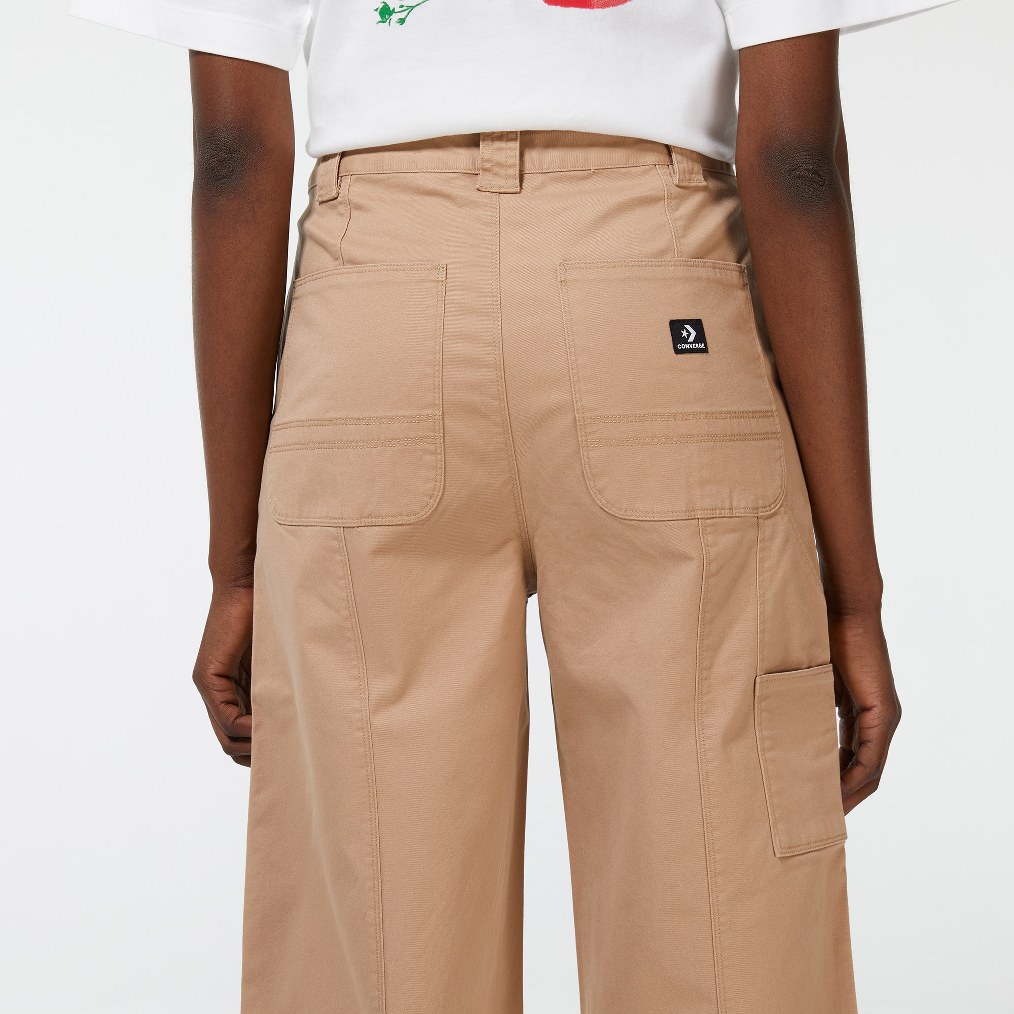 Converse Wide Leg Carpenter Kadın Bej Eşofman Altı