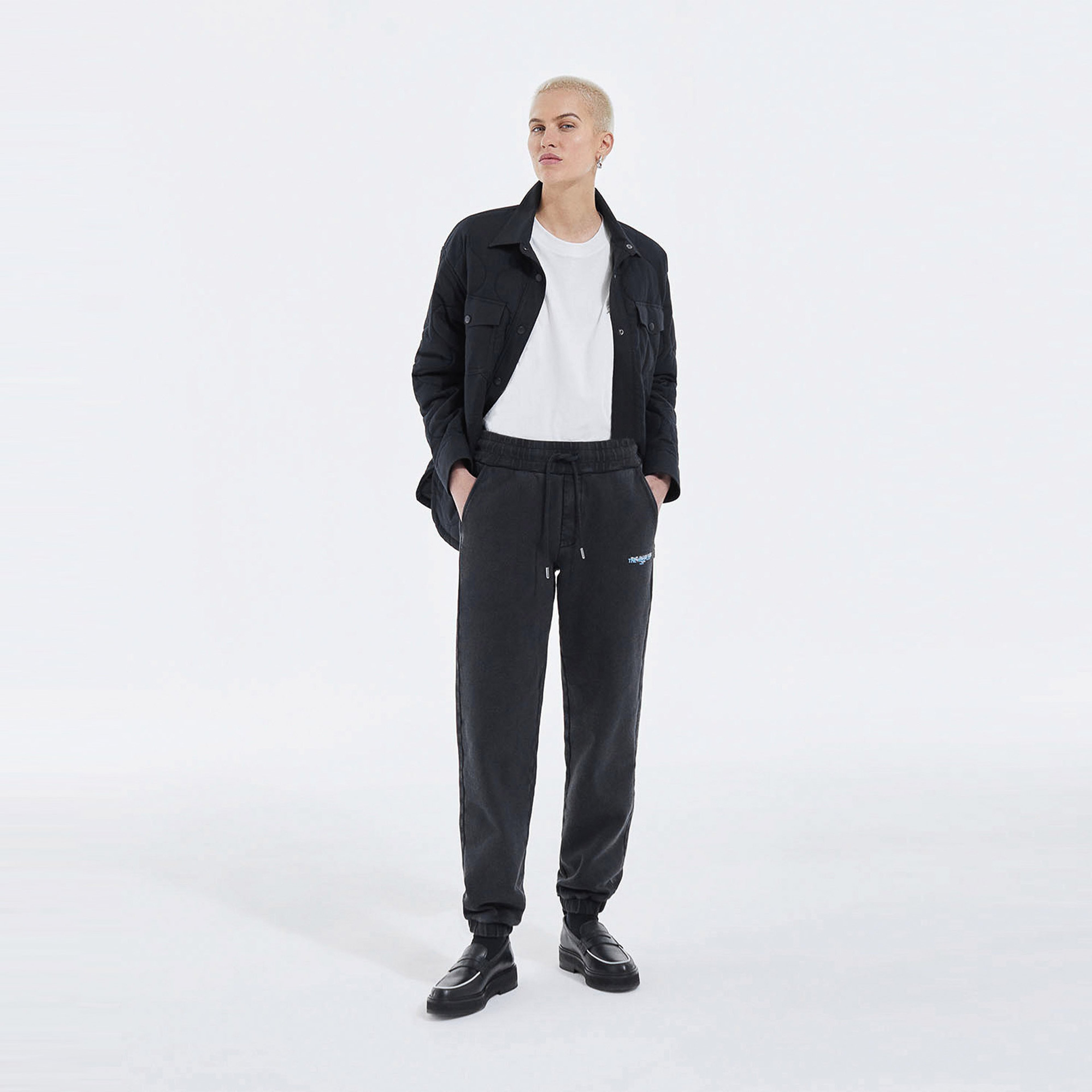 The Kooples Logolu Kadın Siyah Eşofman Altı