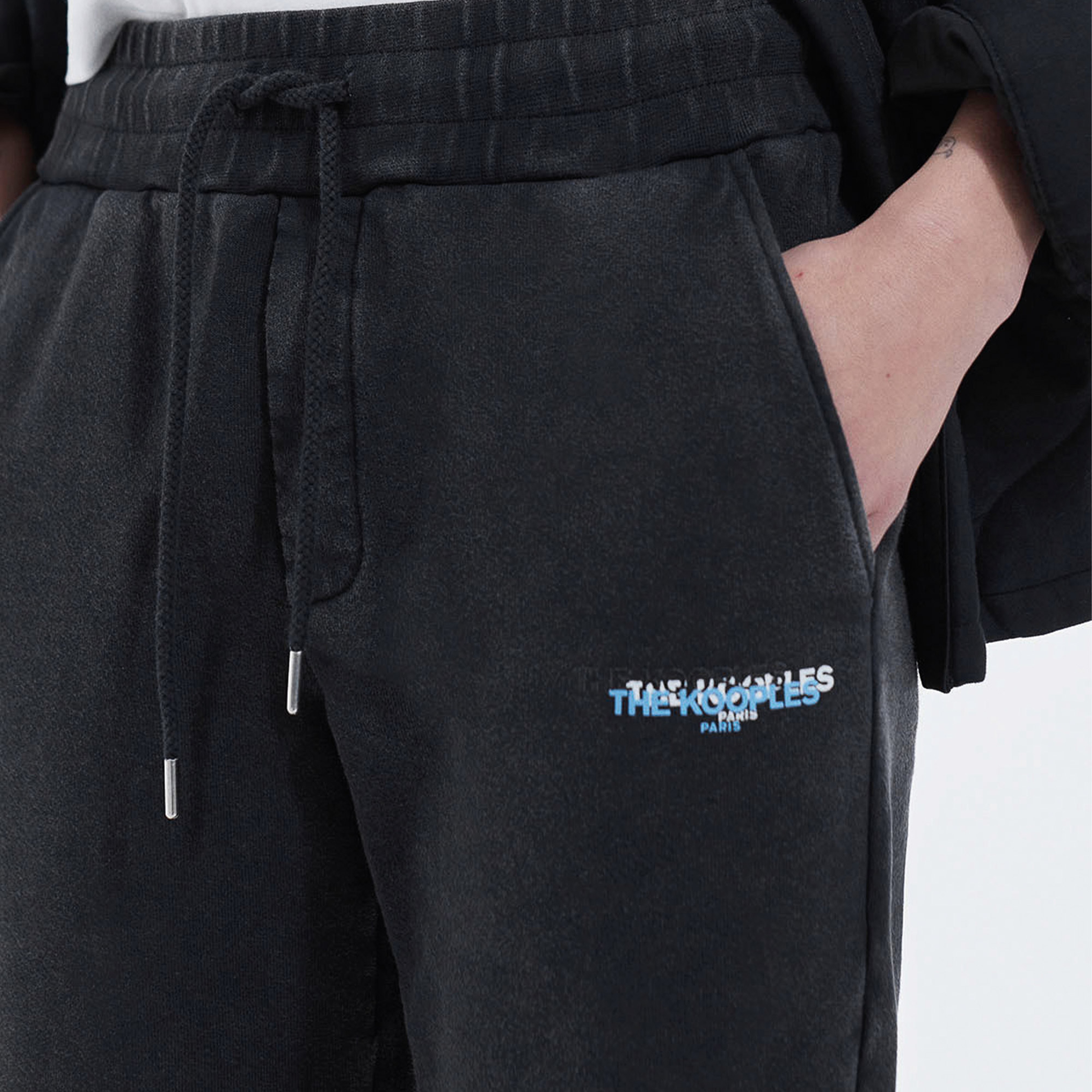 The Kooples Logolu Kadın Siyah Eşofman Altı