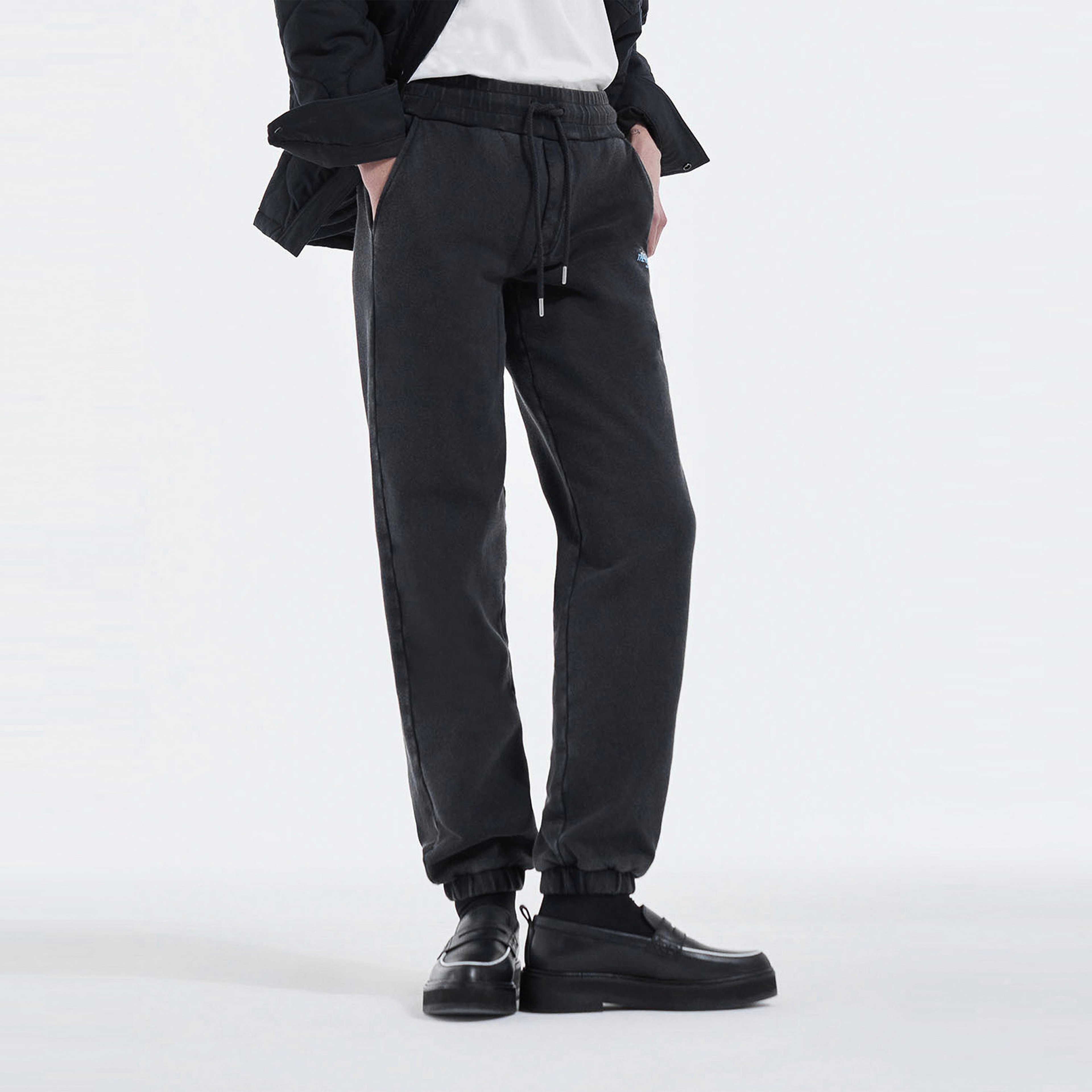 The Kooples Logolu Kadın Siyah Eşofman Altı