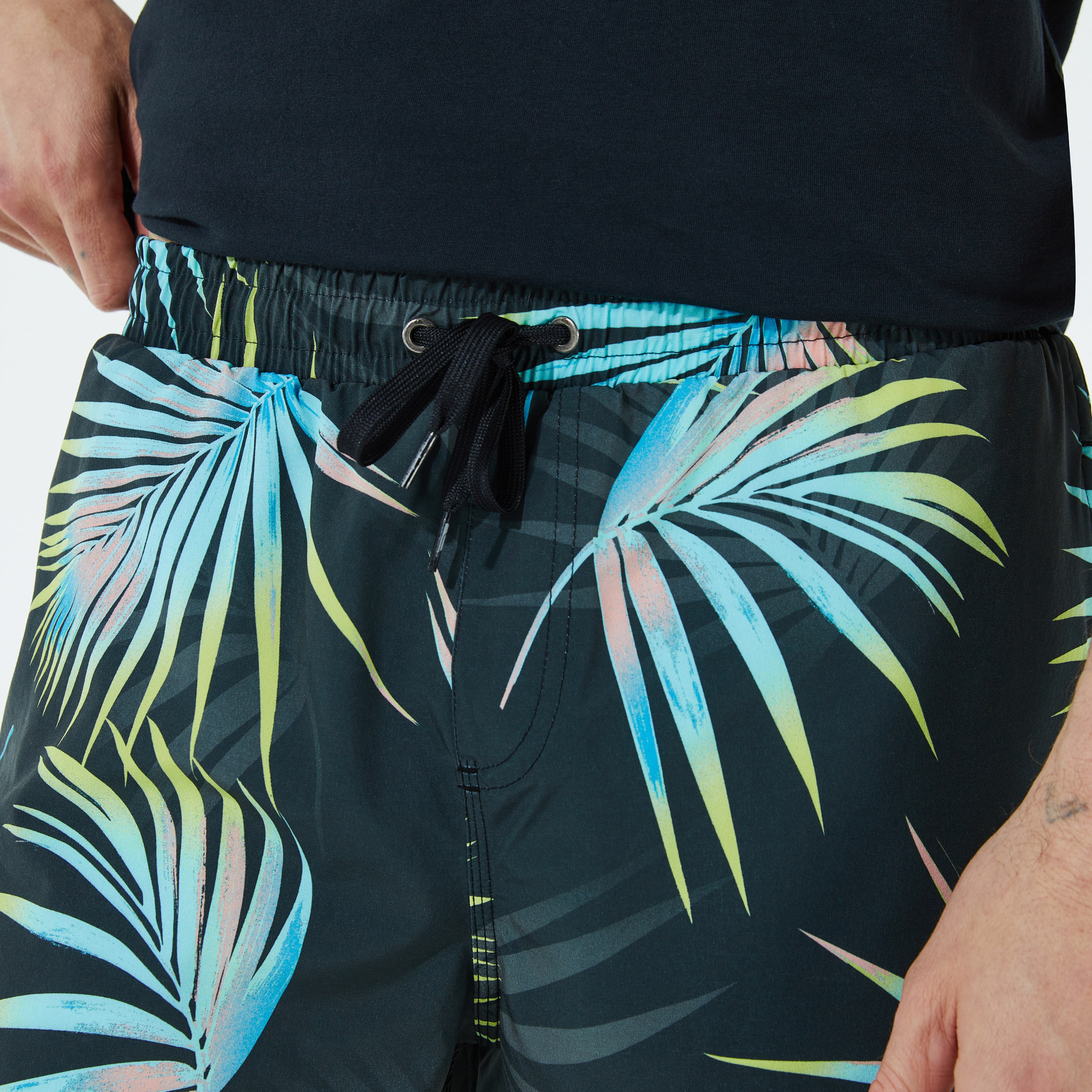 Quiksilver Oceanmade Mix Str Volley 15 Erkek Siyah Deniz Şortu
