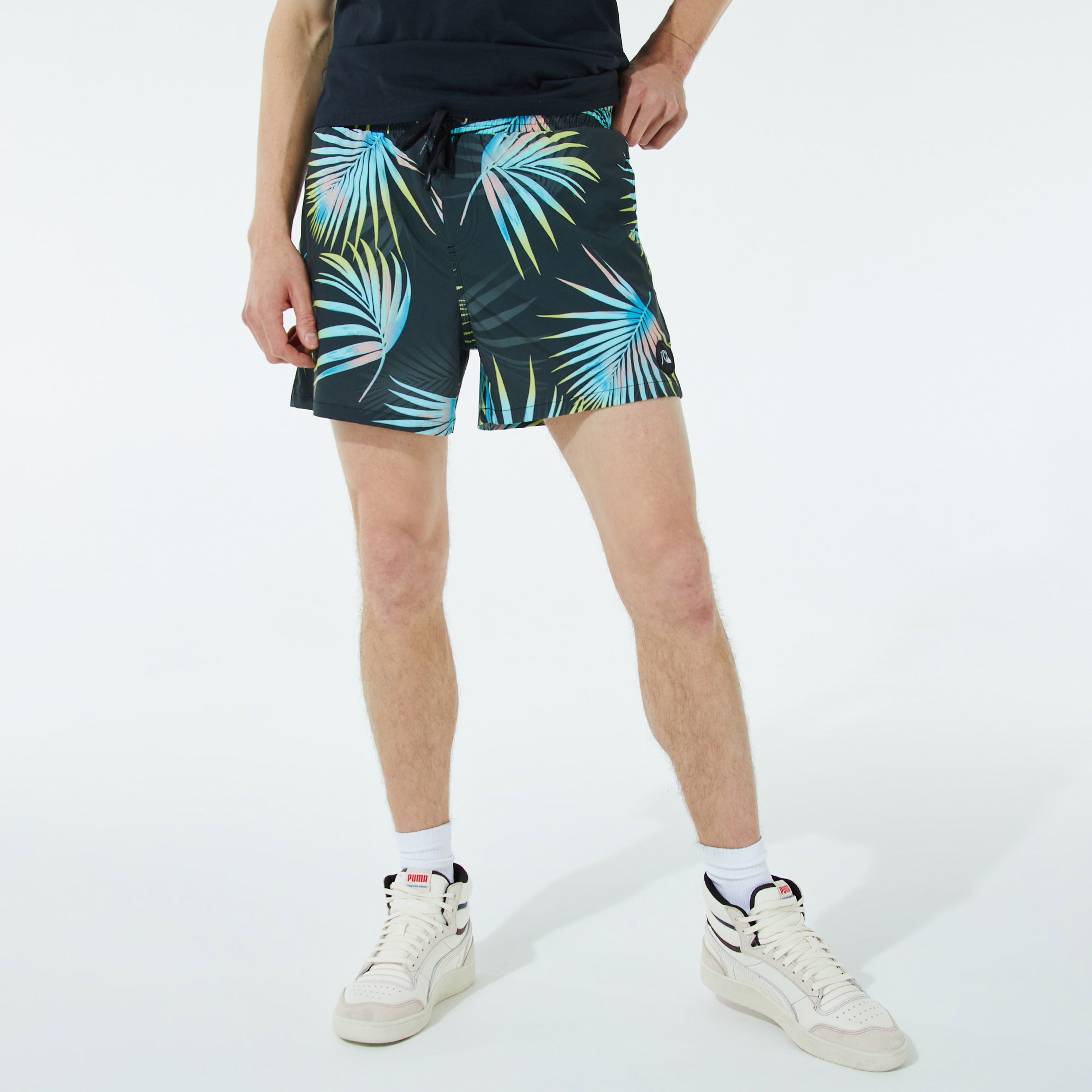 Quiksilver Oceanmade Mix Str Volley 15 Erkek Siyah Deniz Şortu