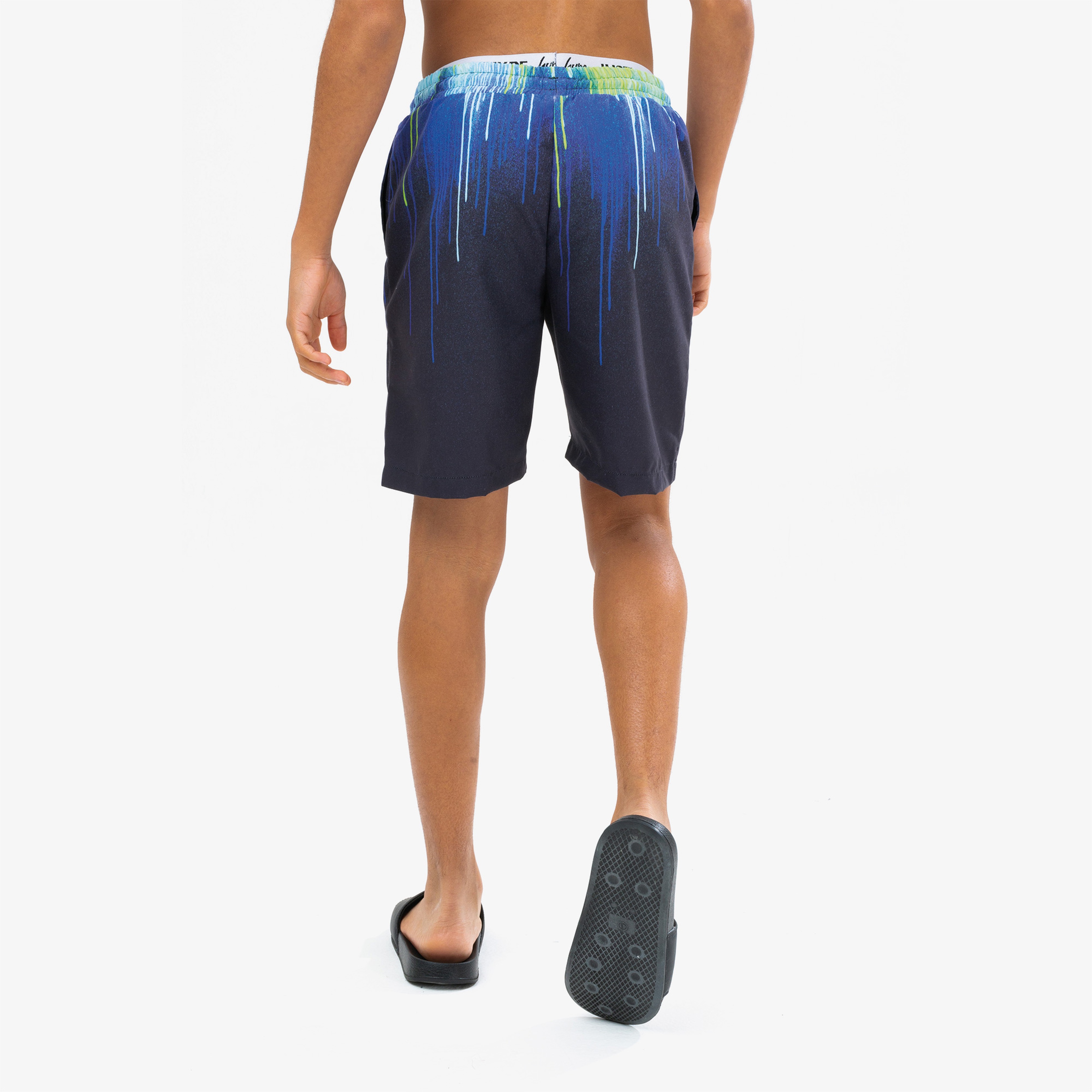 HYPE Pacific Drips Crest Çocuk Siyah Mayo Şort