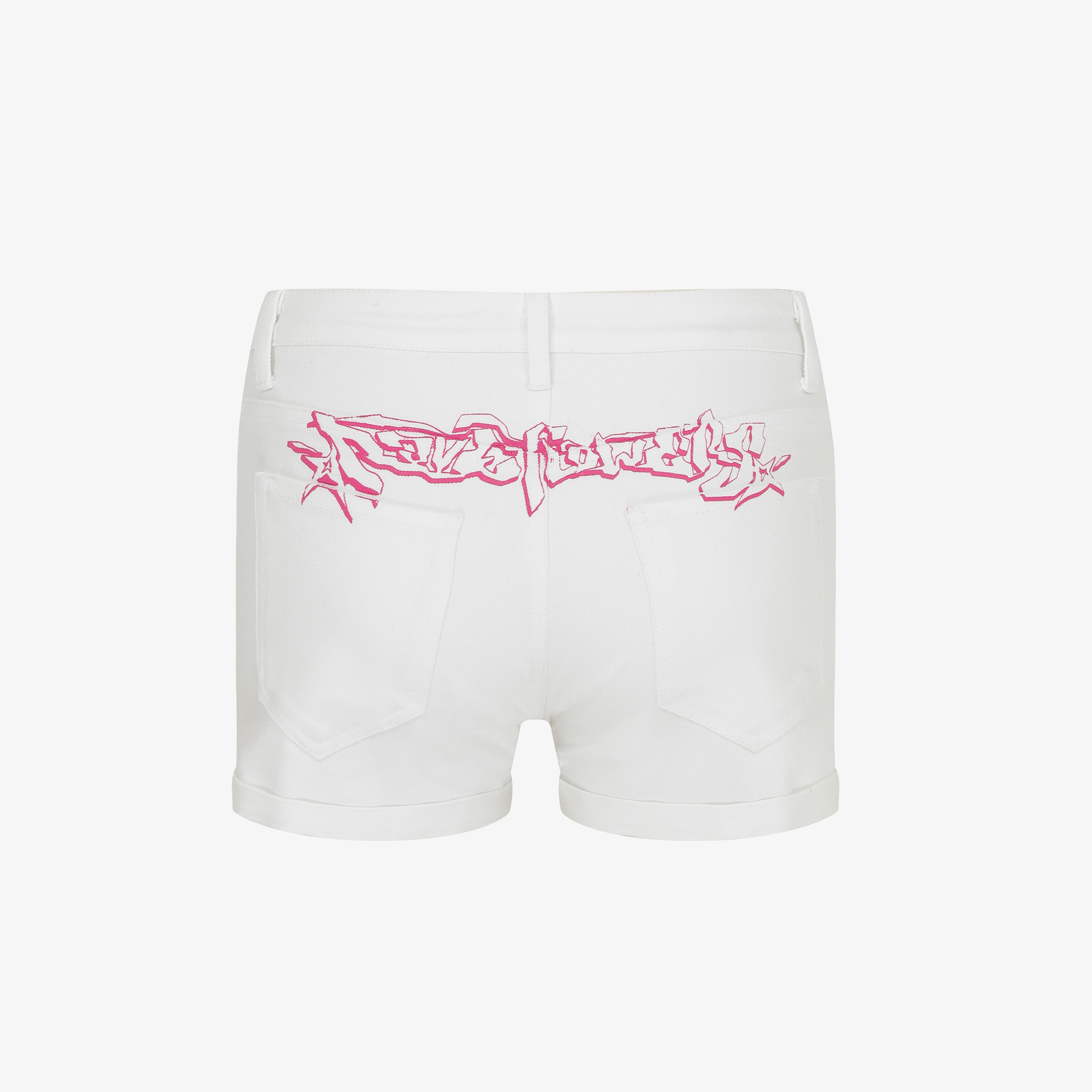 Ace Nayman Amaya Denim Kadın Beyaz Şort