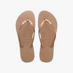 Havaianas Slim Crystal Çocuk Kahverengi Terlik