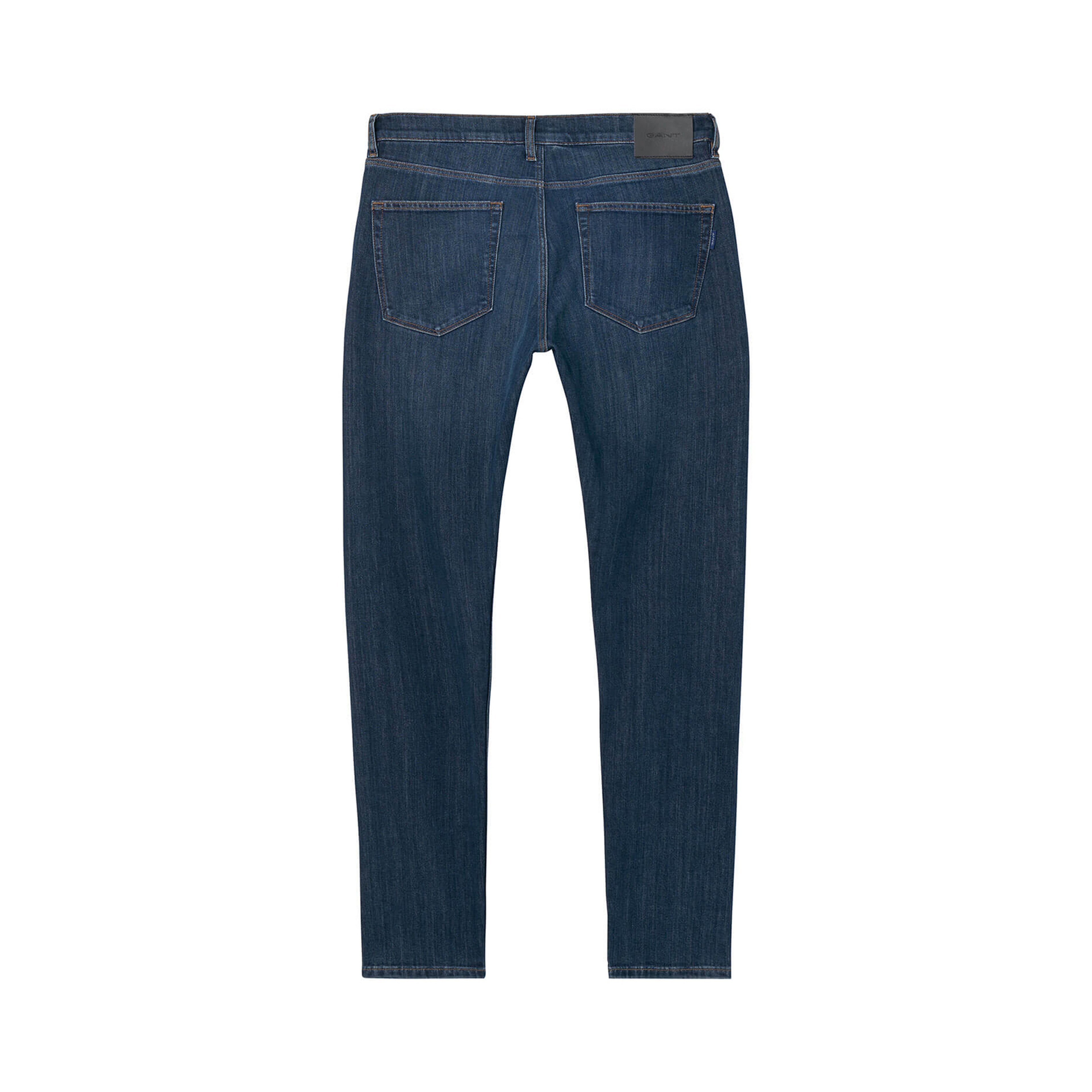 GANT Erkek Koyu Mavi Tapered Fit Jean Pantolon