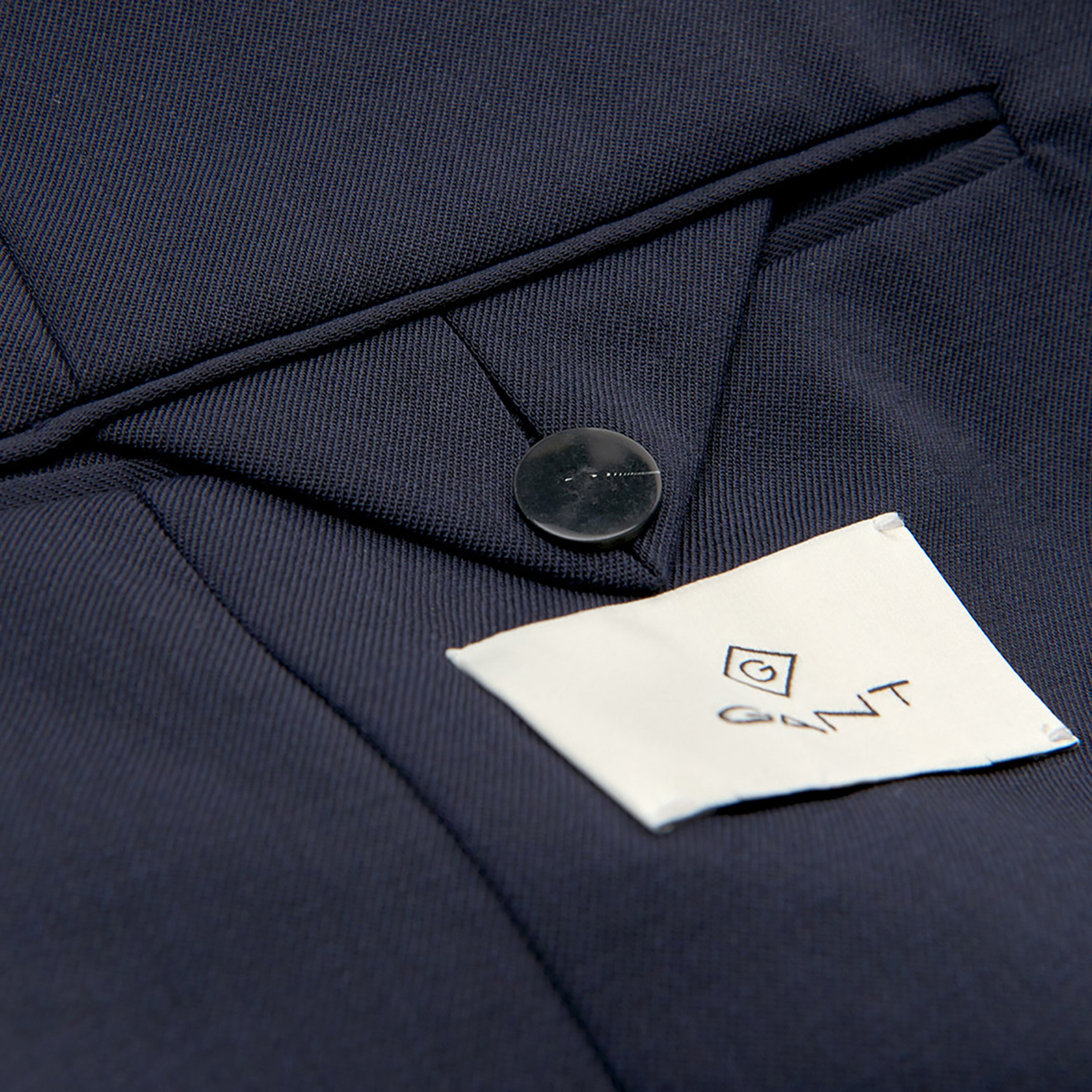 Gant Erkek Lacivert Slim Washable Wool Blazer Ceket