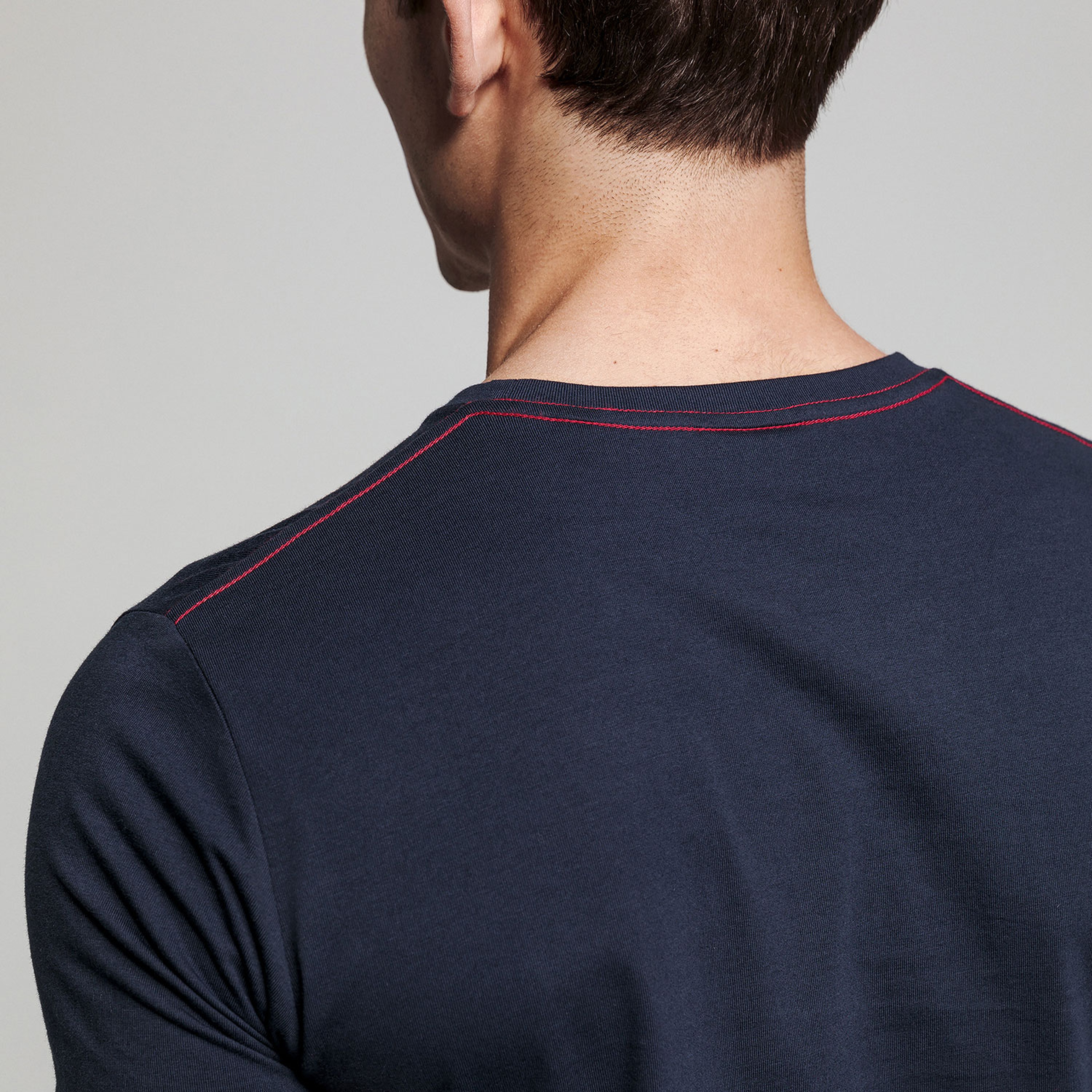 GANT Erkek Lacivert Regular Fit Bisiklet Yaka T-shirt