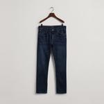 GANT Erkek Lacivert Regular Fit Jean Pantolon
