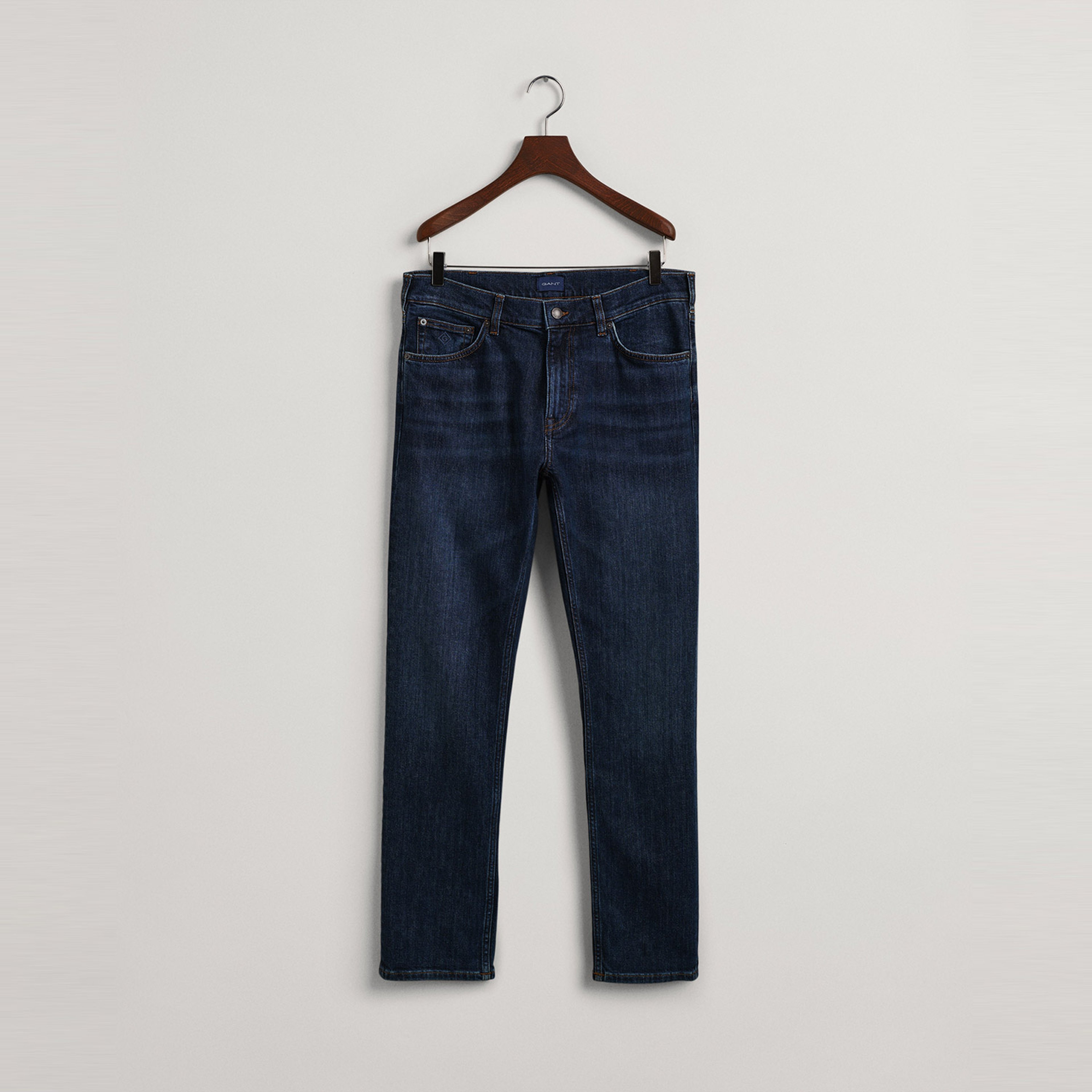 GANT Erkek Lacivert Regular Fit Jean Pantolon