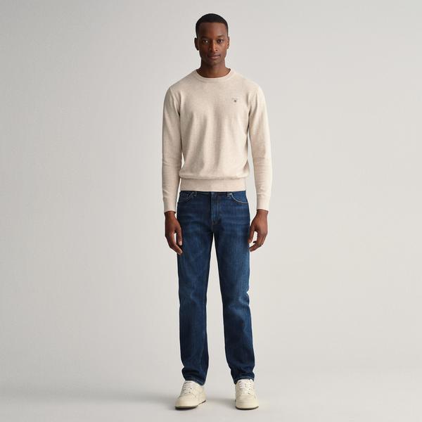 GANT Erkek Lacivert Regular Fit Jean Pantolon