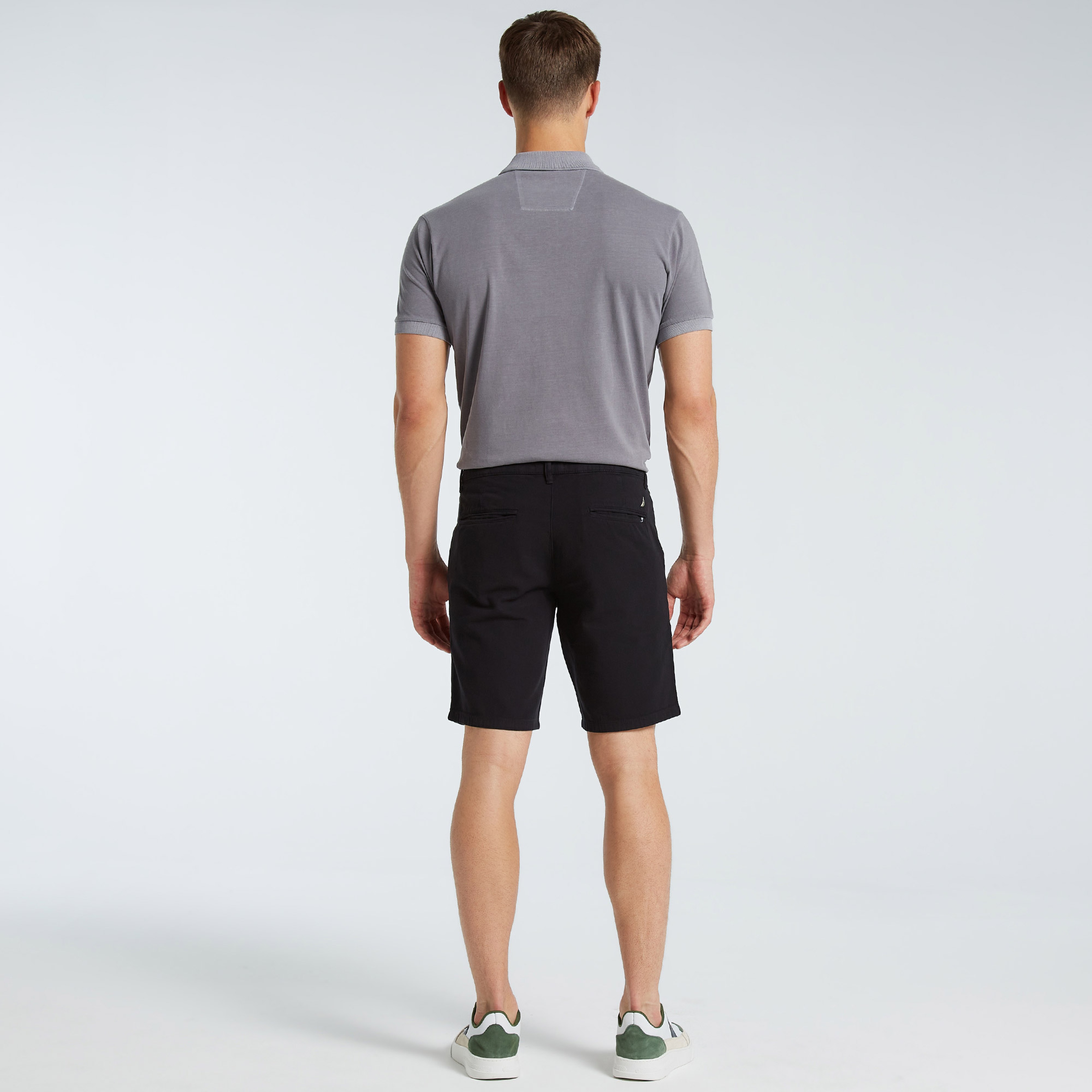 NAUTICA ERKEK SİYAH SLIM FIT BERMUDA ŞORT