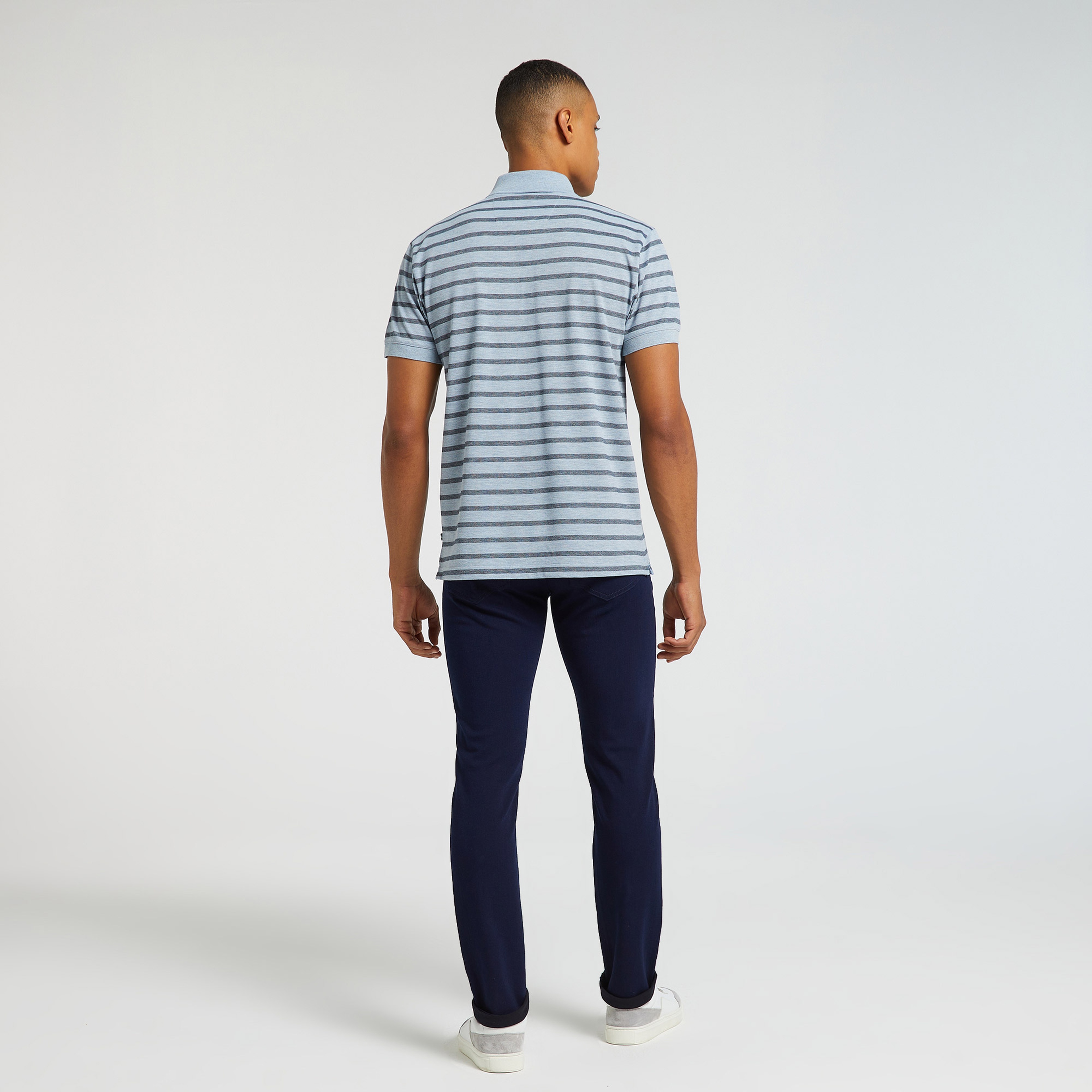 NAUTICA ERKEK MAVİ CLASSIC FIT KISA KOLLU POLO