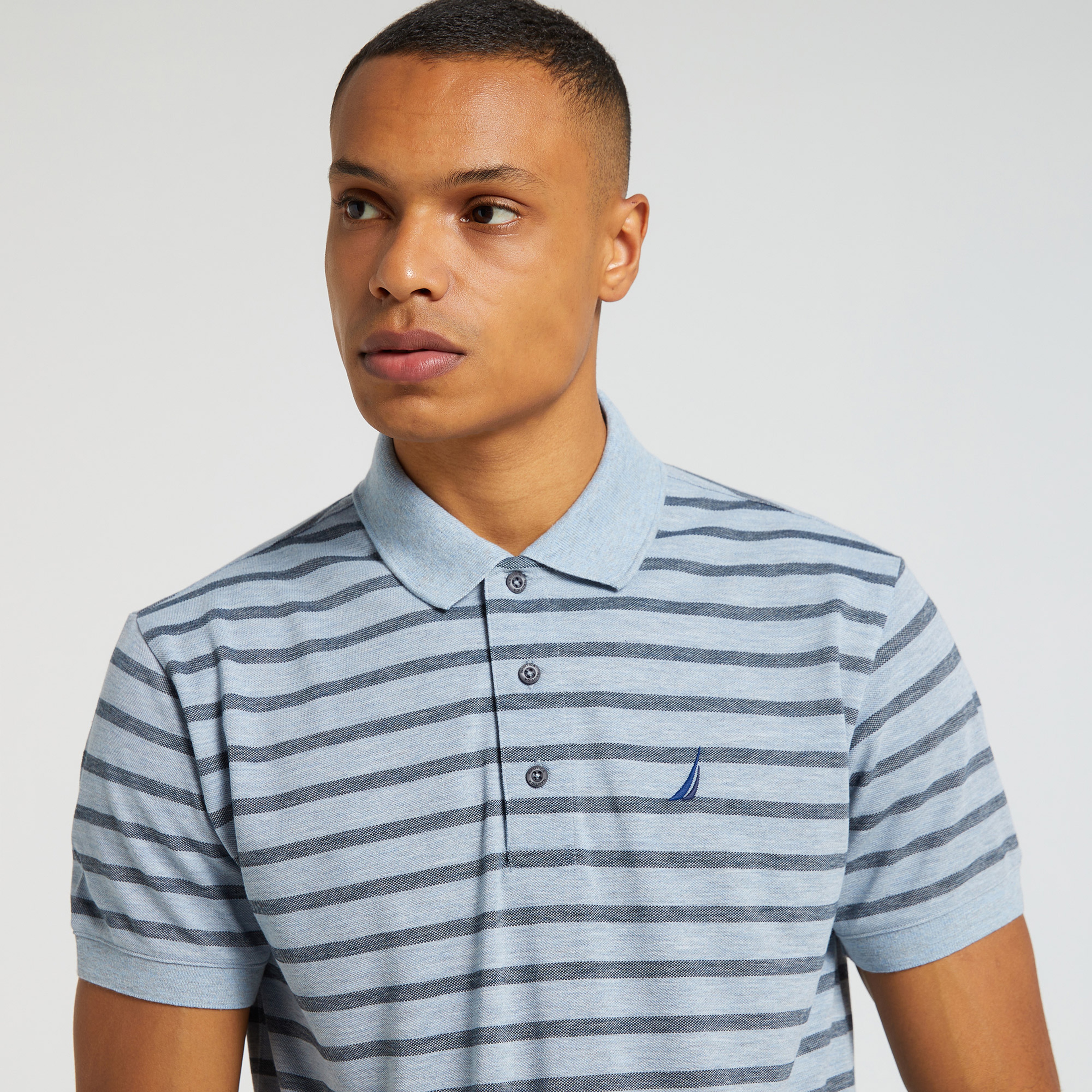 NAUTICA ERKEK MAVİ CLASSIC FIT KISA KOLLU POLO