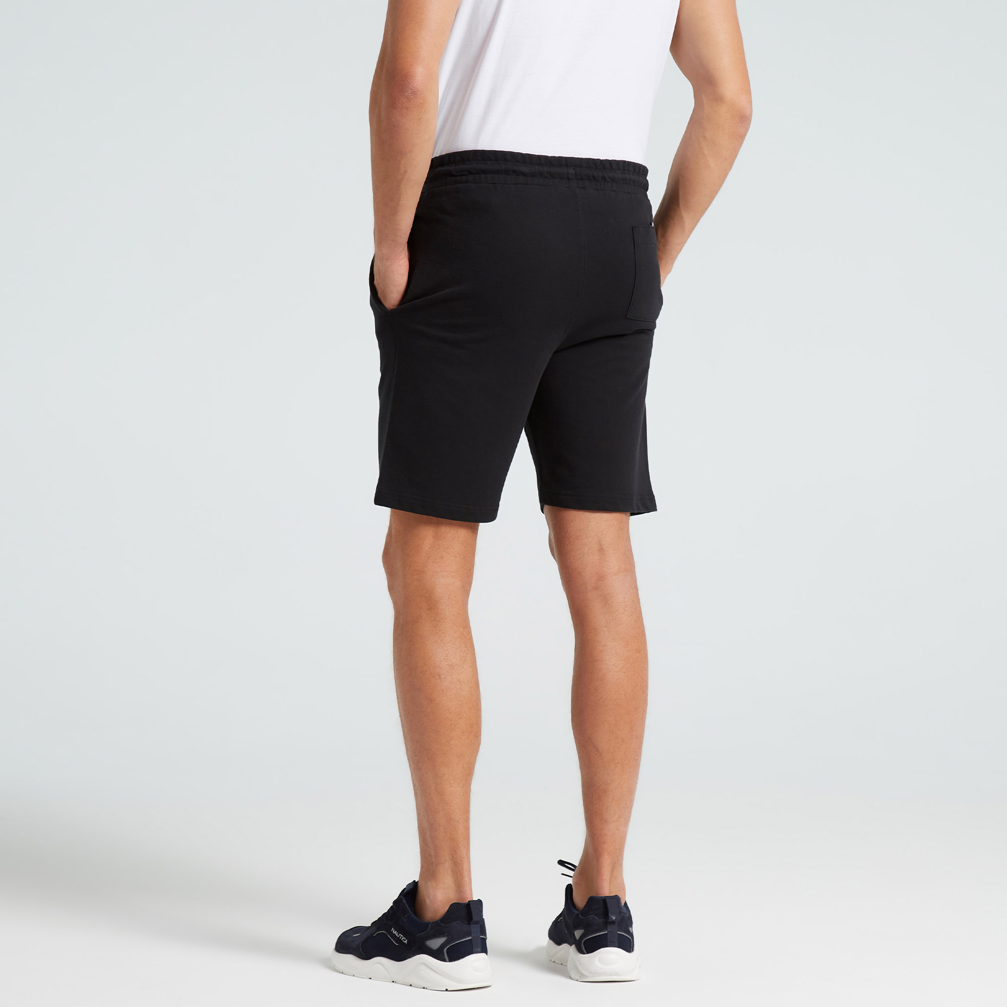 NAUTICA ERKEK SİYAH STANDART FIT ŞORT