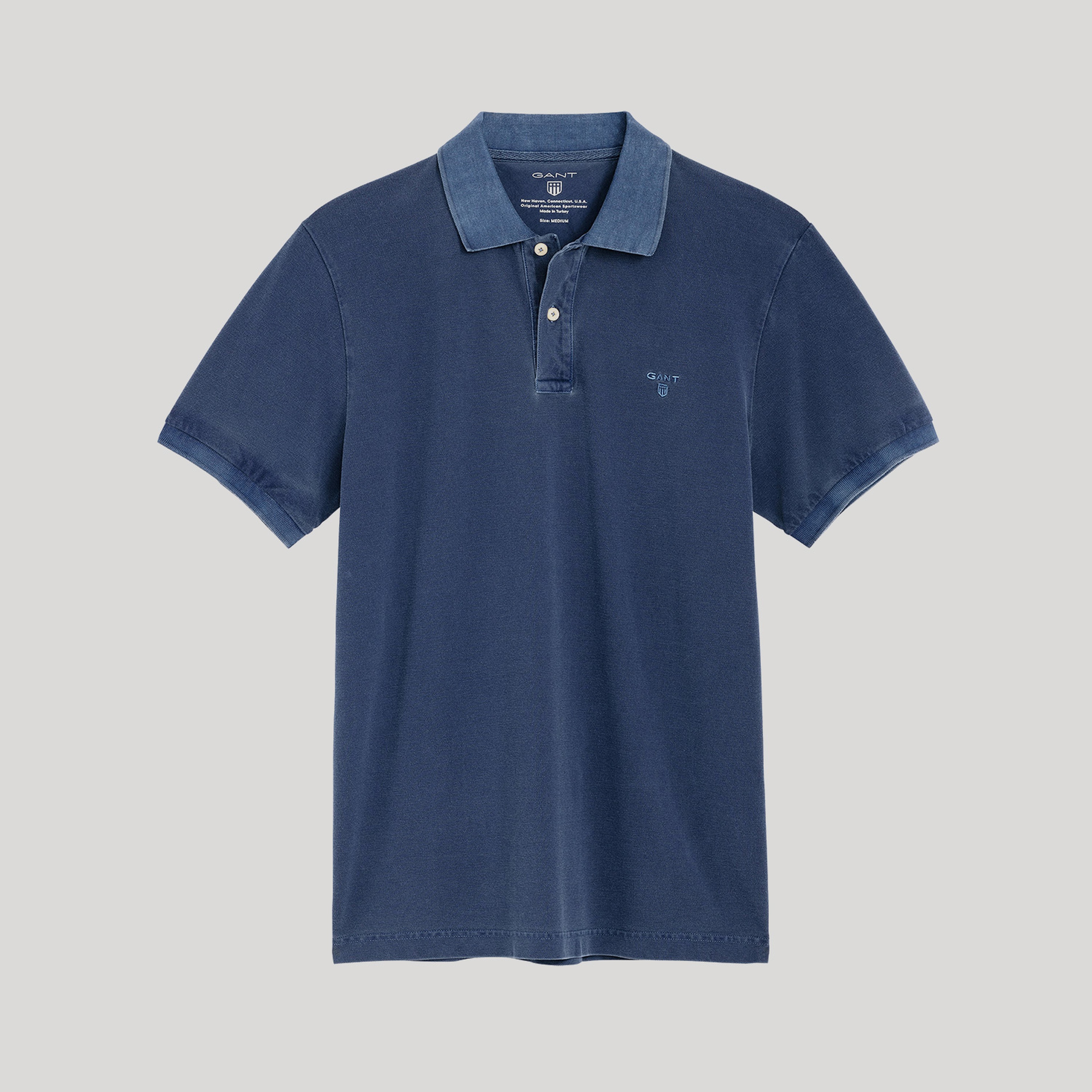 Gant Erkek Lacivert Regular Fit Polo