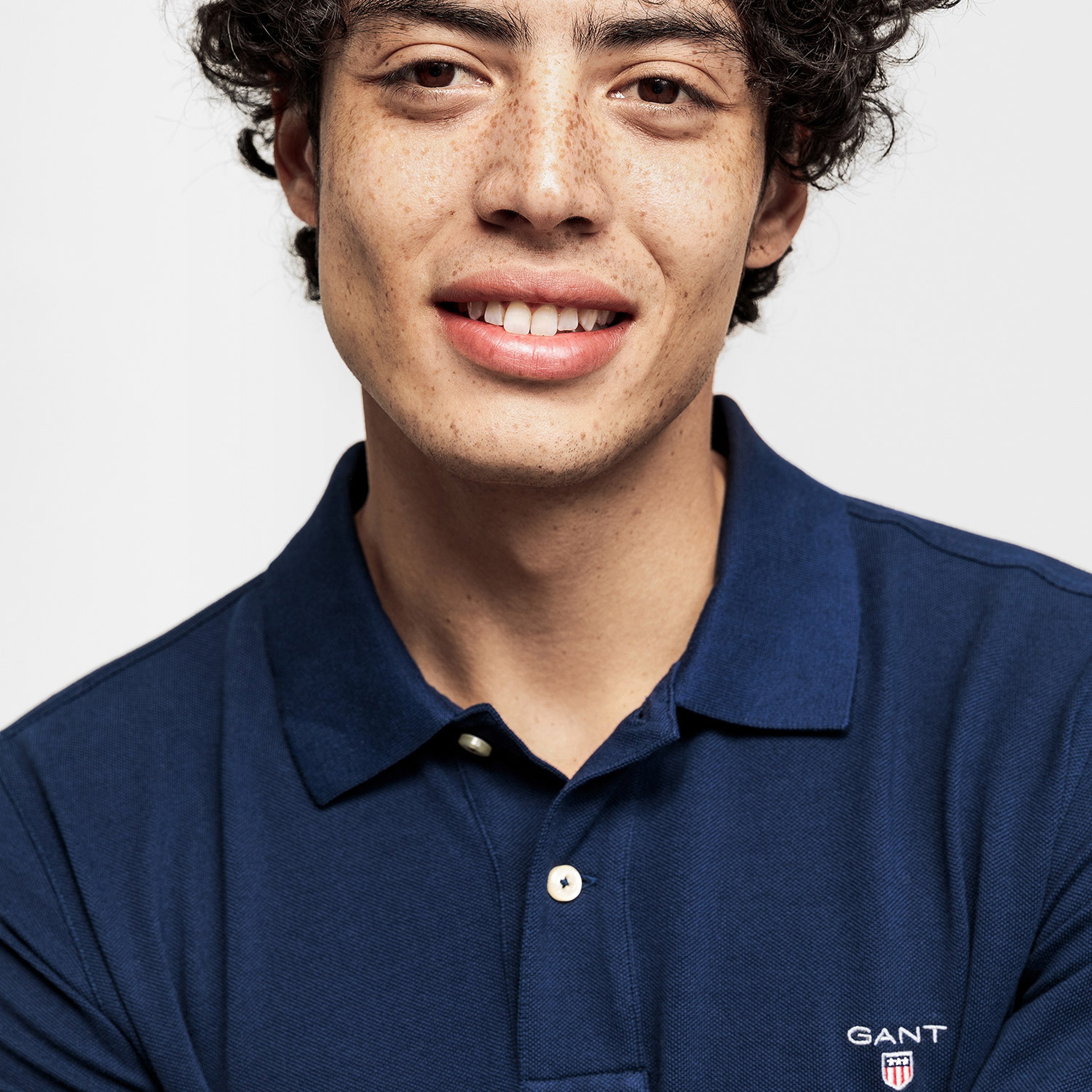 Gant Erkek Lacivert Regular Fit Polo