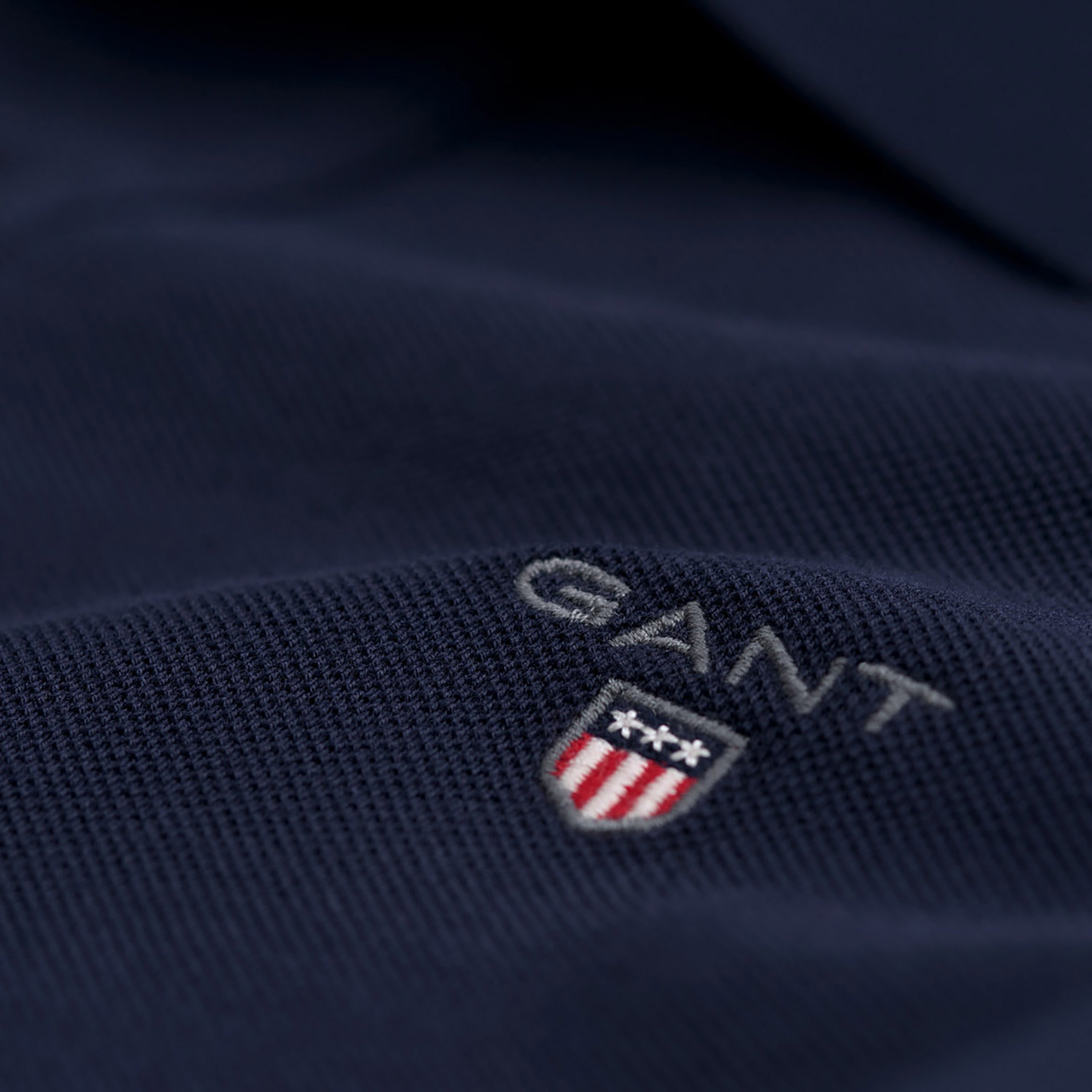 Gant Erkek Lacivert Regular Fit Polo