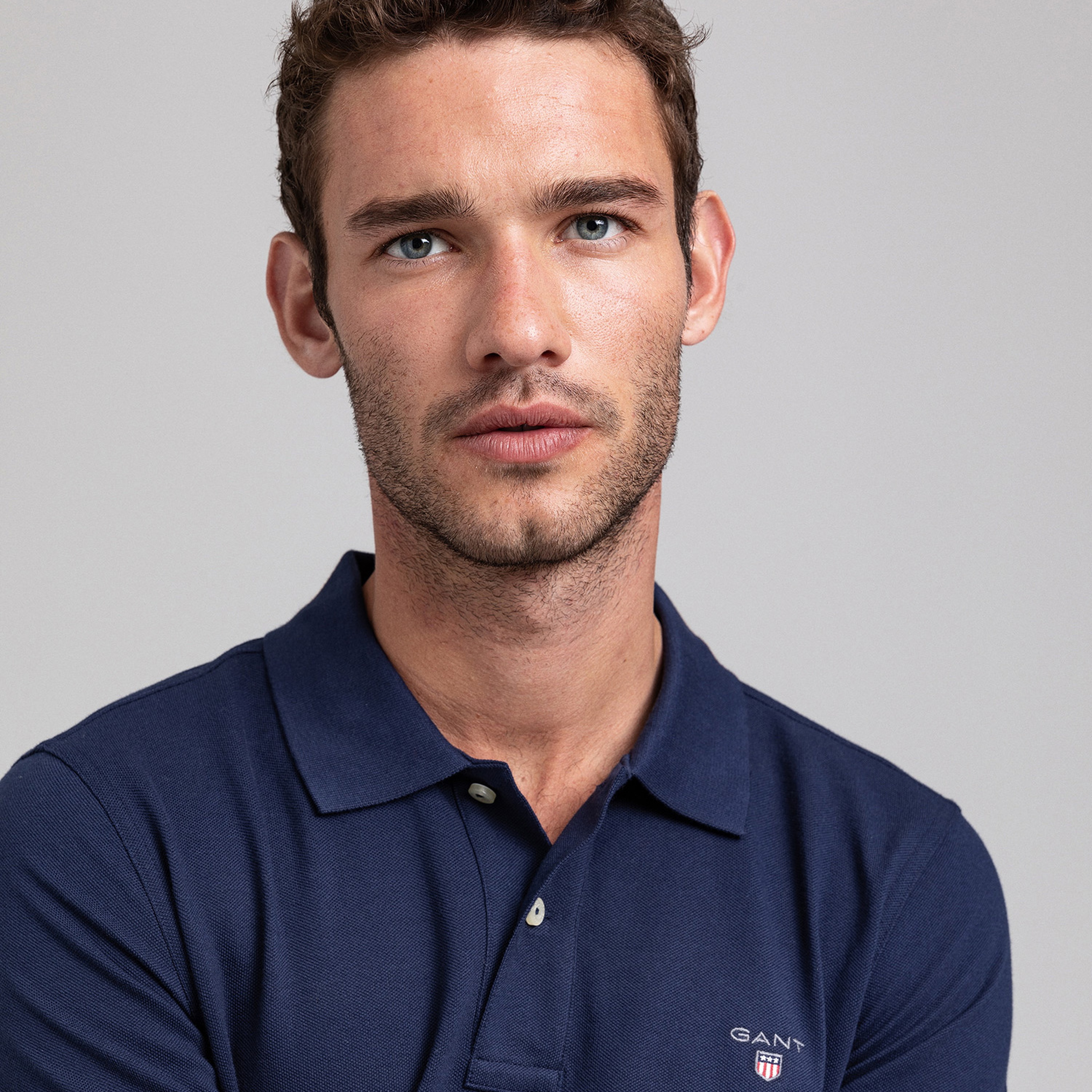 Gant Erkek Lacivert Regular Fit Polo