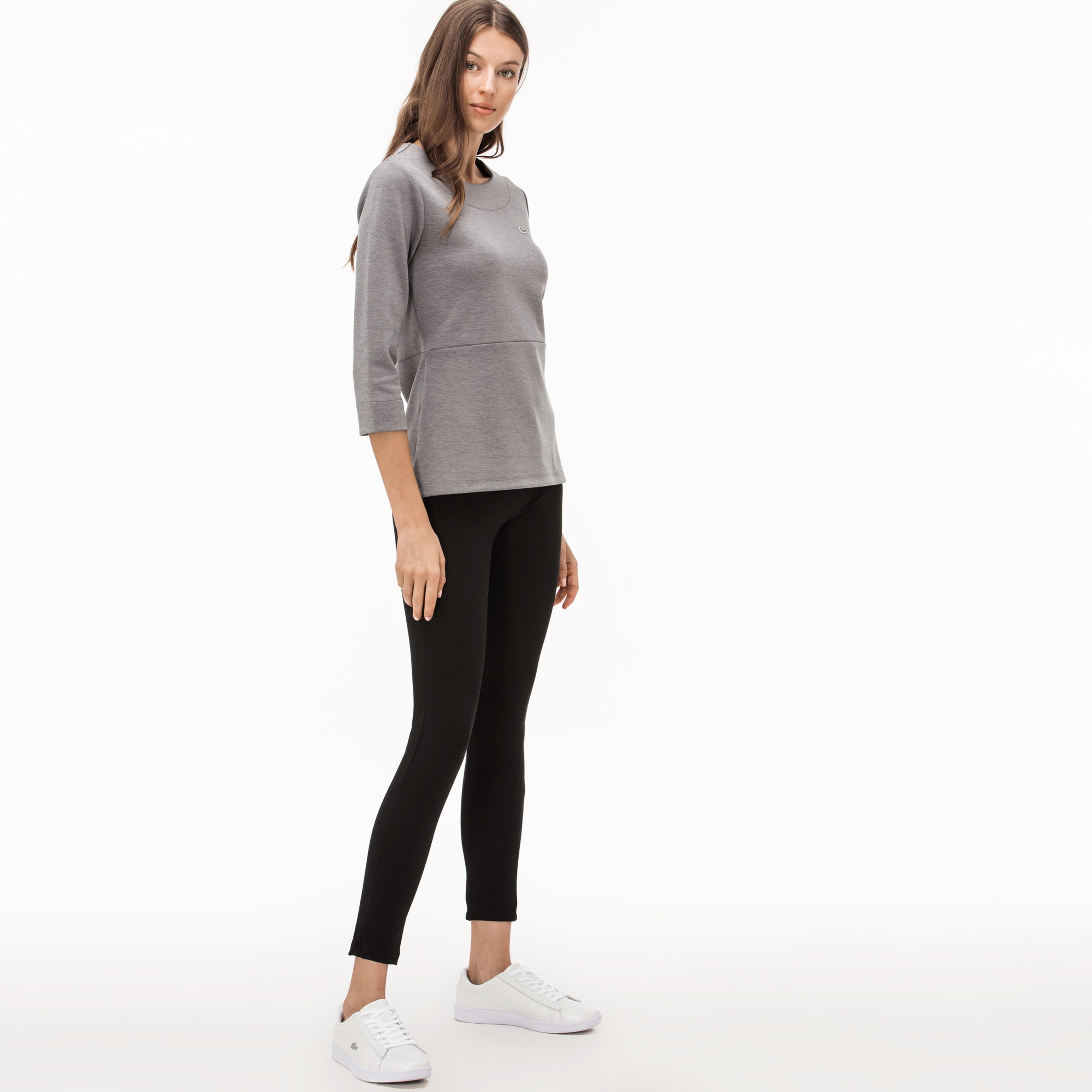 Lacoste Kadın Streç Siyah Pantolon