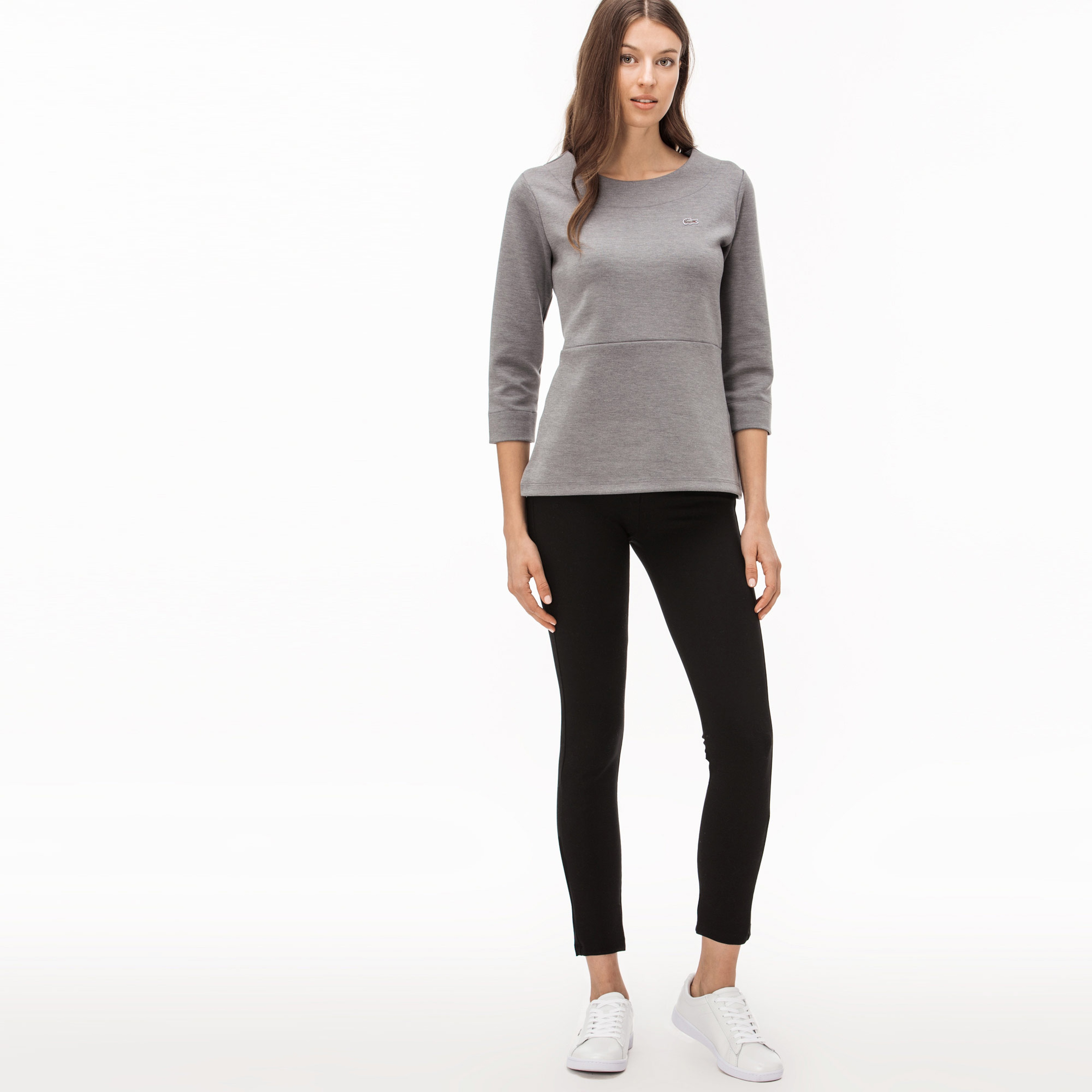 Lacoste Kadın Streç Siyah Pantolon