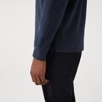 Erkek Regular Fit Uzun Kollu Lacivert Paris Polo