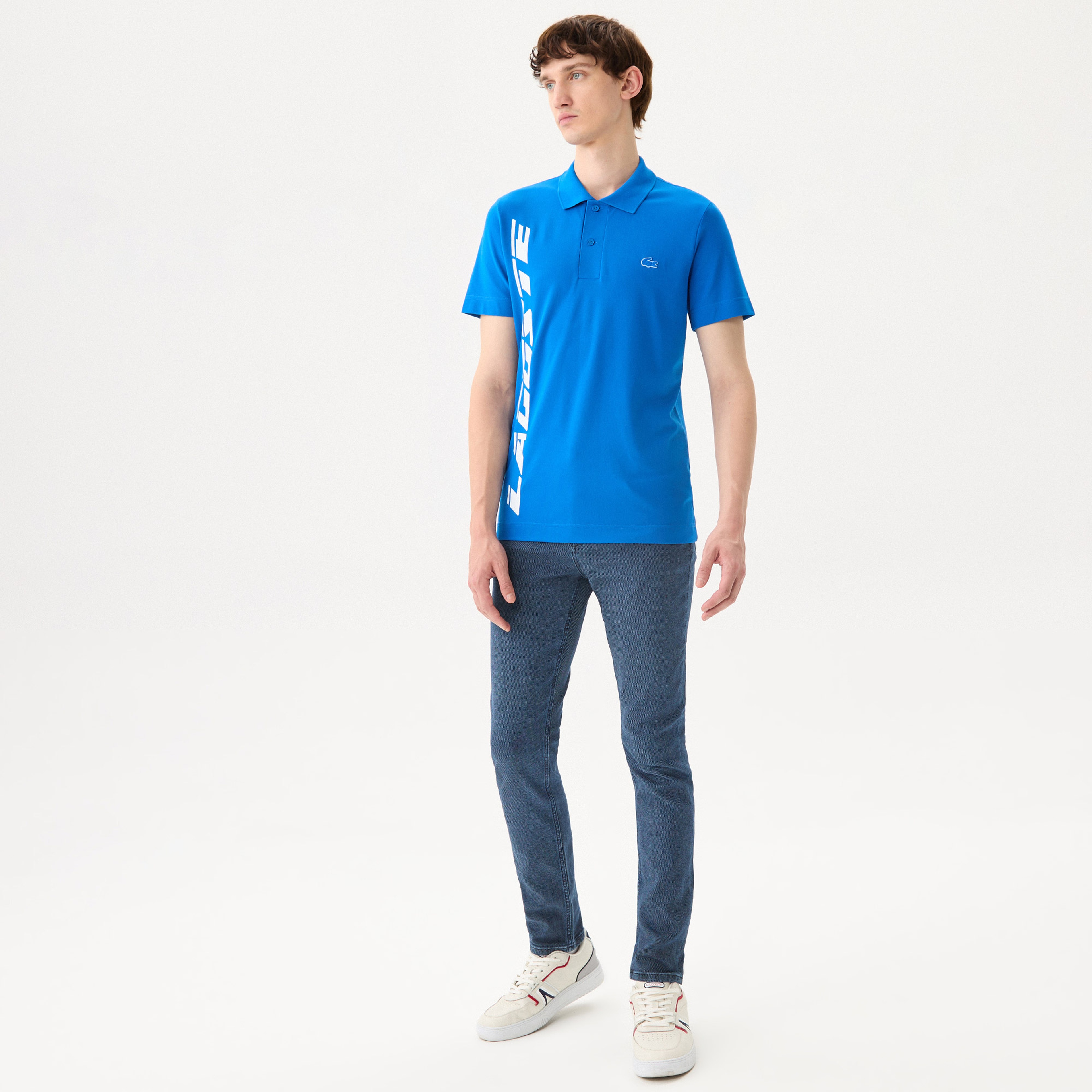 Lacoste Regular Fit Erkek Mavi Polo