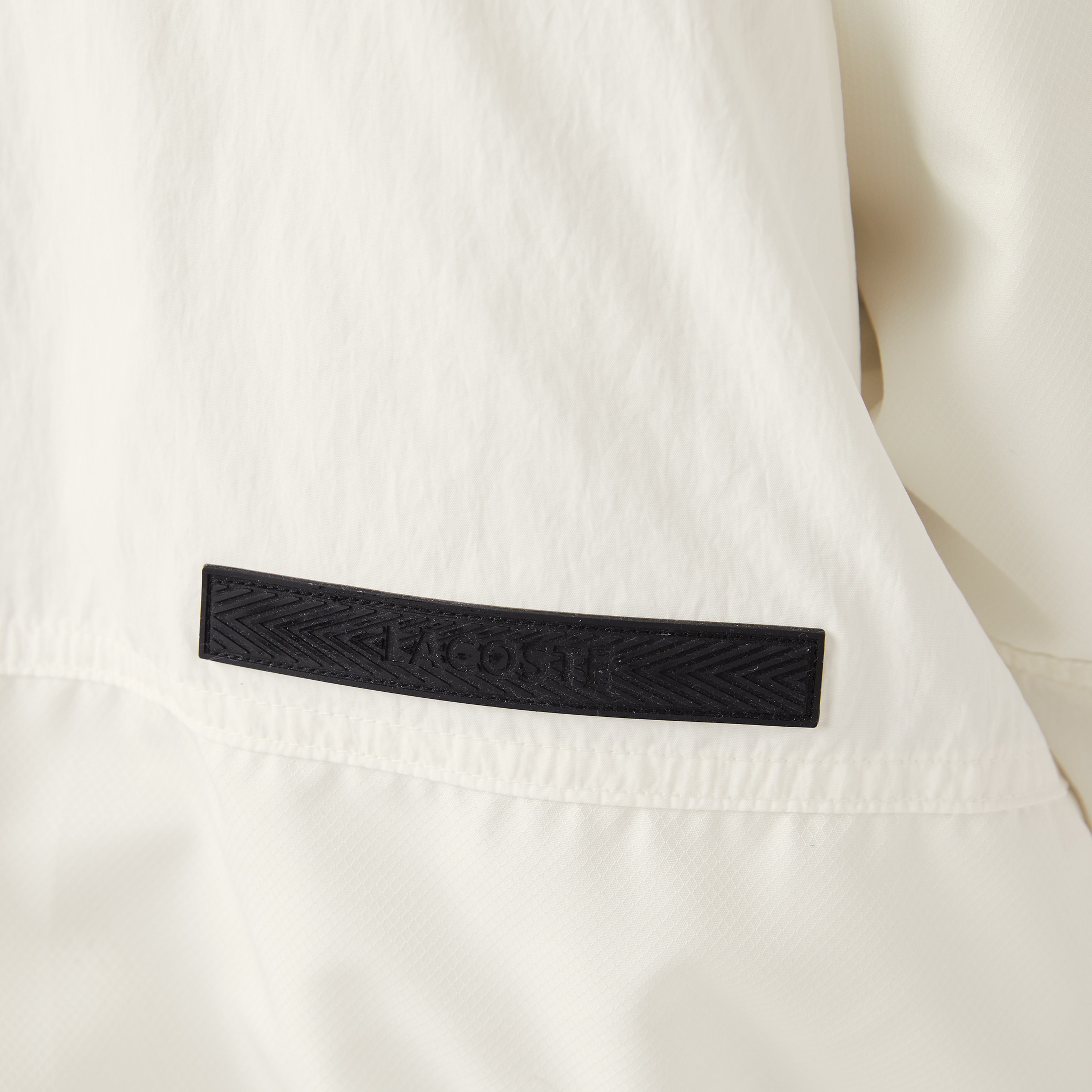 Lacoste Active Erkek Kapüşonlu Beyaz Mont